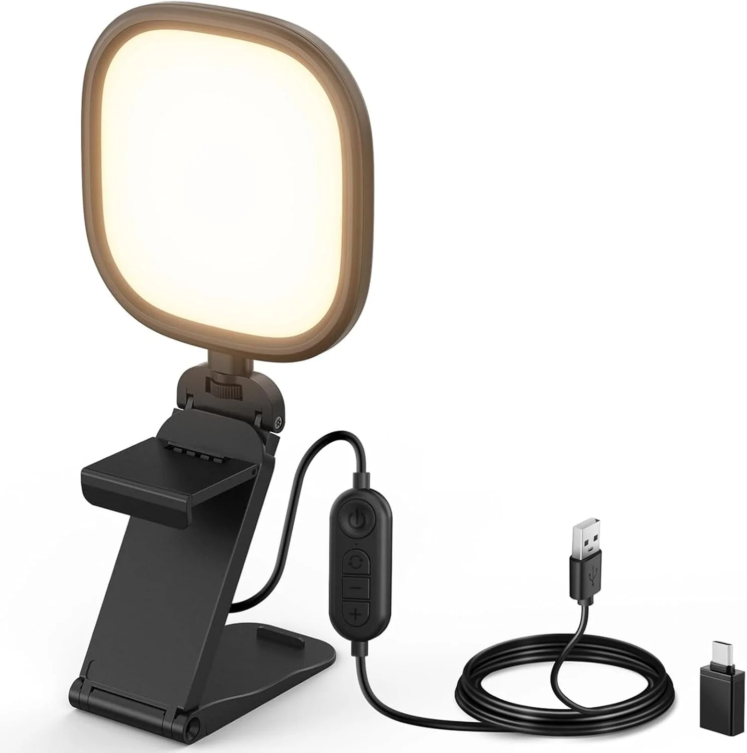 نور مانیتور 5 اینچی 10 واتی NEEWER BASICS با پایه، پنل LED لبه روشن دو رنگ USB، نورپردازی لامپ رومیزی تمام صفحه CRI95 برای لپ تاپ، کامپیوتر، وب کم، کنفرانس ویدیویی، تماس زوم، استریم و ضبط، NL10