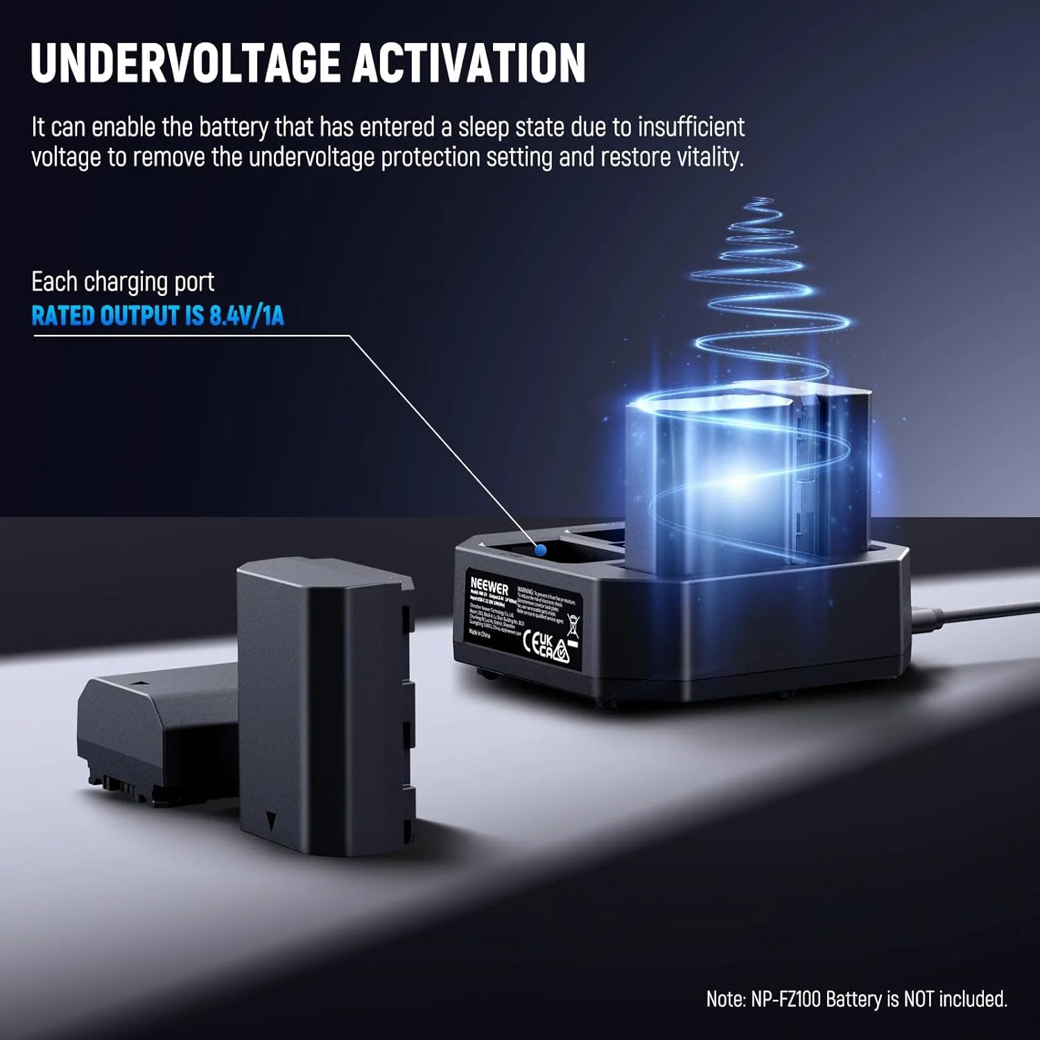 شارژر 4 کاناله NEEWER NP-FZ100 سازگار با Sony A7 IV A9iii A1 A7R V A7Cii A6700 ZV-E1 FX3 FX30، شارژر سریع 45 واتی PD NP-FZ100 با نمایشگر باتری، کابل 45 واتی USB C PD، NW-Z4 شارژر 4 کاناله NEEWER NP-FZ100 سازگار با Sony A7 IV A9iii A1 A7R V A7Cii A6700 ZV-E1 FX3 FX30، شارژر سریع 45 واتی PD NP-FZ100 با نمایشگر باتری، کابل 45 واتی USB C PD، NW-Z4