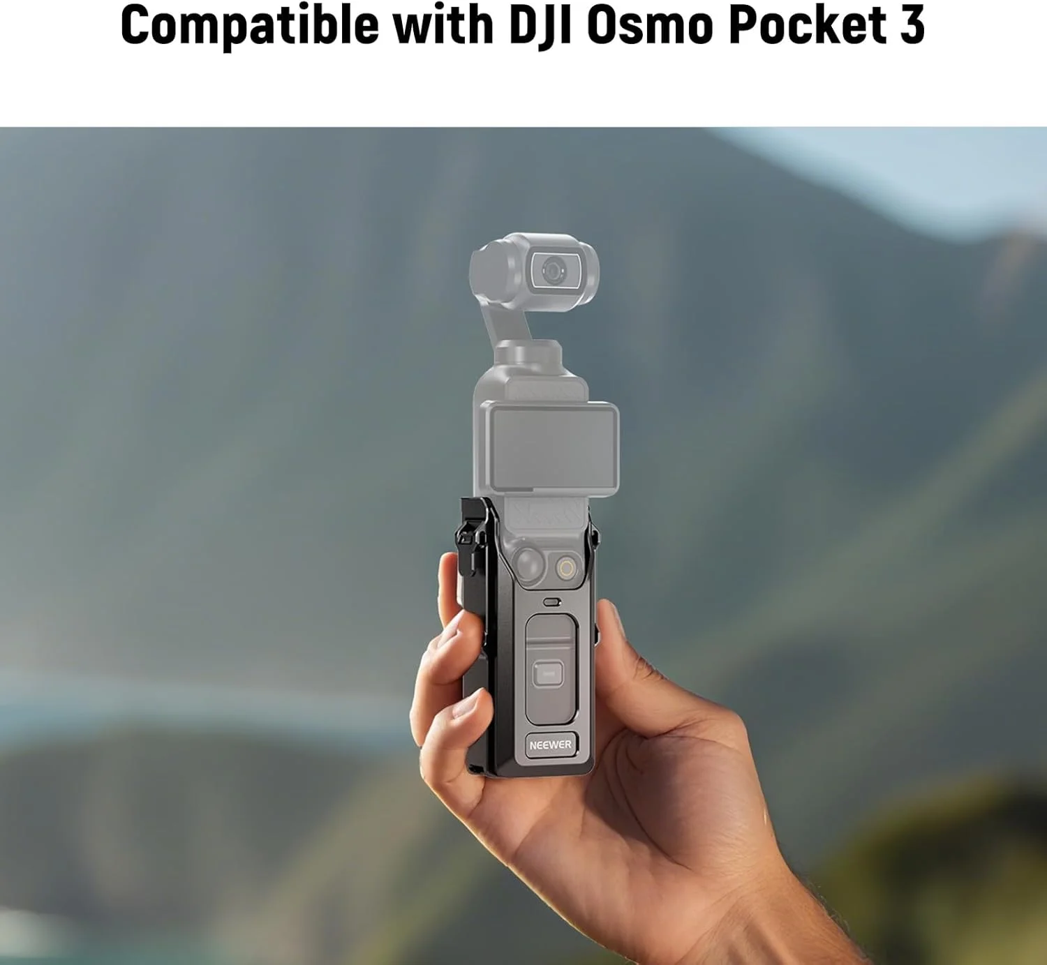 محافظ دوربین NEEWER Pocket 3، قفس محافظ آلومینیومی همه کاره سازگار با DJI Osmo Pocket 3 و لوازم جانبی اتصال مغناطیسی، رزوه های 1/4 اینچی، کفشک سرد، شکاف هایی برای دسته جانبی با قابلیت رهاسازی سریع، AC029 محافظ دوربین NEEWER Pocket 3، قفس محافظ آلومینیومی همه کاره سازگار با DJI Osmo Pocket 3 و لوازم جانبی اتصال مغناطیسی، رزوه های 1/4 اینچی، کفشک سرد، شکاف هایی برای دسته جانبی با قابلیت رهاسازی سریع، AC029