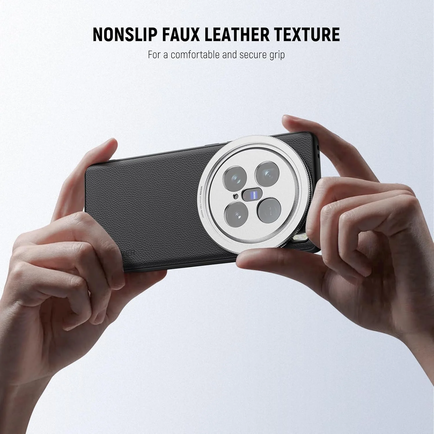 کاور محافظ گوشی NEEWER X100 Ultra، سازگار با VIVO X100 Ultra، TPU مقاوم + چرم مصنوعی PC با مانت لنز 17 میلیمتری و آداپتور فیلتر 67 میلیمتری برای شارژ بیسیم، PA113 مشکی + نقرهای کاور محافظ گوشی NEEWER X100 Ultra، سازگار با VIVO X100 Ultra، TPU مقاوم + چرم مصنوعی PC با مانت لنز 17 میلیمتری و آداپتور فیلتر 67 میلیمتری برای شارژ بیسیم، PA113 مشکی + نقرهای