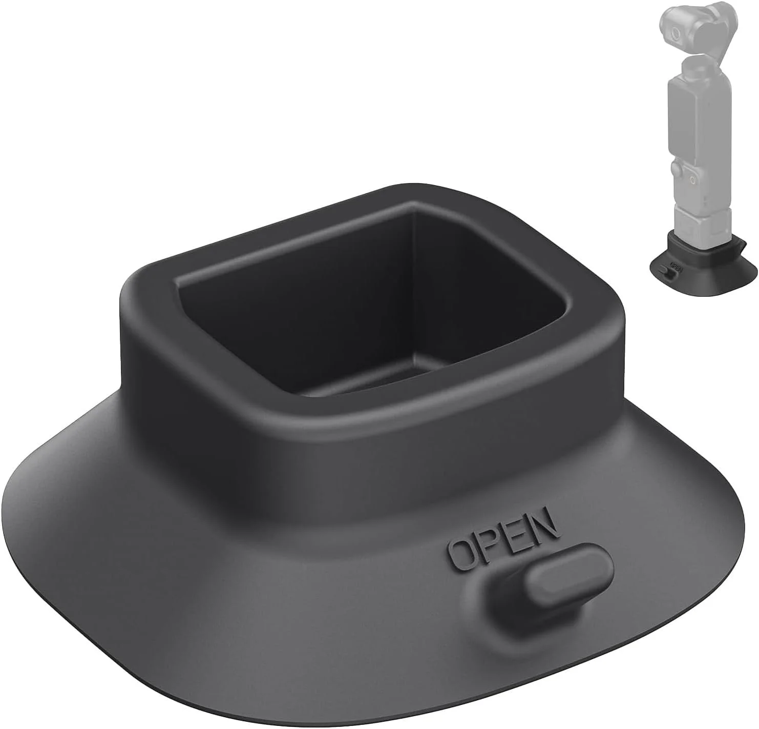 پایه نگهدارنده سیلیکونی مکنده NEEWER Basics برای Pocket 3، پایه ضد لغزش نرم و پایدار ضد خش با قطر 64 میلی متر، سازگار با دوربین گیمبال DJI Osmo Pocket 3، مدل AC023