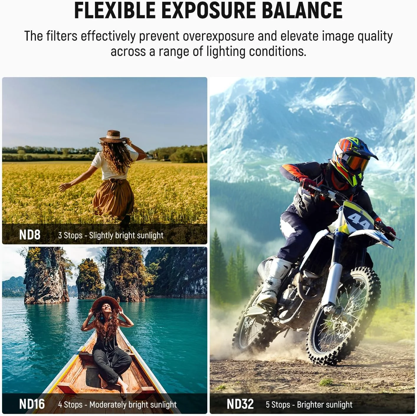 مجموعه فیلتر ND نیور سازگار با Insta360 GO Ultra (ND8/ND16/ND32)، کیت فیلتر لنز چگالی خنثی پیچی، شیشه اپتیکال HD چند لایه، فریم باریک، لوازم جانبی دوربین اکشن، FL-C50 مجموعه فیلتر ND نیور سازگار با Insta360 GO Ultra (ND8/ND16/ND32)، کیت فیلتر لنز چگالی خنثی پیچی، شیشه اپتیکال HD چند لایه، فریم باریک، لوازم جانبی دوربین اکشن، FL-C50