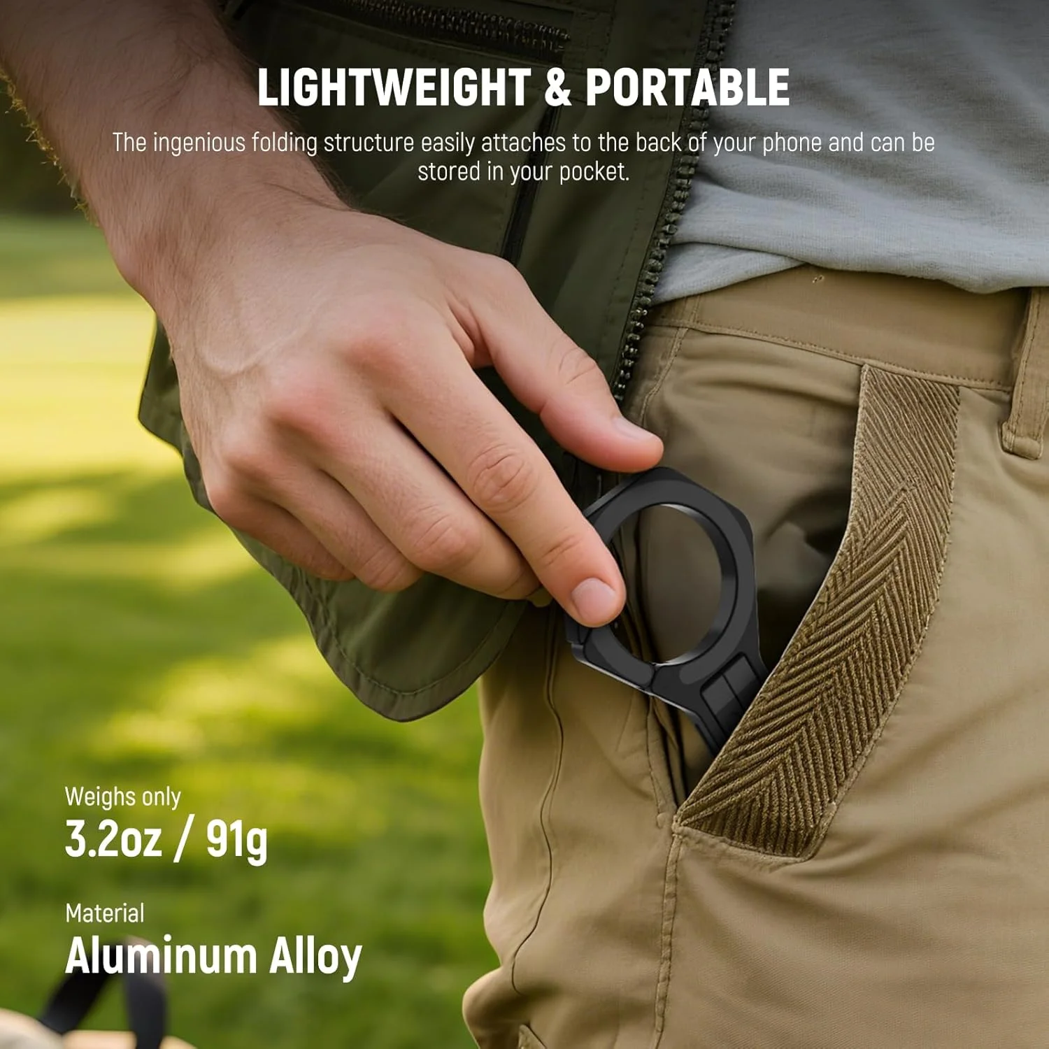 پایه نگهدارنده مغناطیسی گوشی موبایل نیوور، پایه رومیزی فلزی سبک و قابل حمل، سه پایه کوچک و دسته سلفی گیر با طراحی کارابین، اتصال سریع، سازگار با آیفون برای ضبط ویدیو، مدل DS027 پایه نگهدارنده مغناطیسی گوشی موبایل نیوور، پایه رومیزی فلزی سبک و قابل حمل، سه پایه کوچک و دسته سلفی گیر با طراحی کارابین، اتصال سریع، سازگار با آیفون برای ضبط ویدیو، مدل DS027