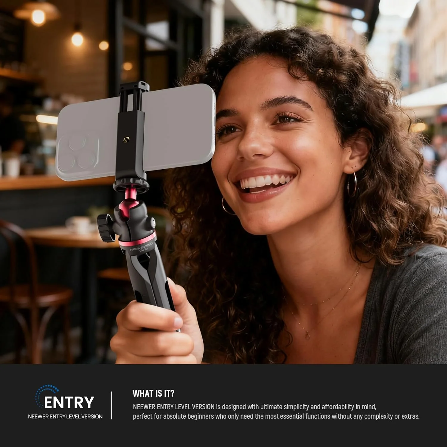 سه پایه کوچک دوربین نیوور، 360 درجه، پایه نگهدارنده رومیزی کوچک و قابل حمل برای وب کم DSLR تلفن همراه، دسته سلفی سازگار با آیفون سامسونگ اندروید برای ضبط ویدیو، GM-2G سه پایه کوچک دوربین نیوور، 360 درجه، پایه نگهدارنده رومیزی کوچک و قابل حمل برای وب کم DSLR تلفن همراه، دسته سلفی سازگار با آیفون سامسونگ اندروید برای ضبط ویدیو، GM-2G