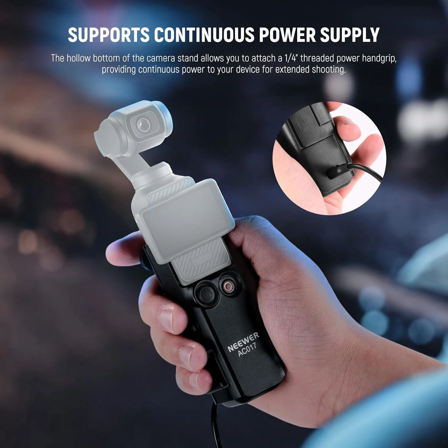 مجموعه لوازم جانبی 5 در 1 نیوور مدل Basics سازگار با DJI Osmo Pocket 3، شامل بند سینه، پایه آلومینیومی دوچرخه با آداپتور افزایش طول برای ضبط ویدیوهای اکشن در هنگام دوچرخه سواری، مدل GP-69 مجموعه لوازم جانبی 5 در 1 نیوور مدل Basics سازگار با DJI Osmo Pocket 3، شامل بند سینه، پایه آلومینیومی دوچرخه با آداپتور افزایش طول برای ضبط ویدیوهای اکشن در هنگام دوچرخه سواری، مدل GP-69