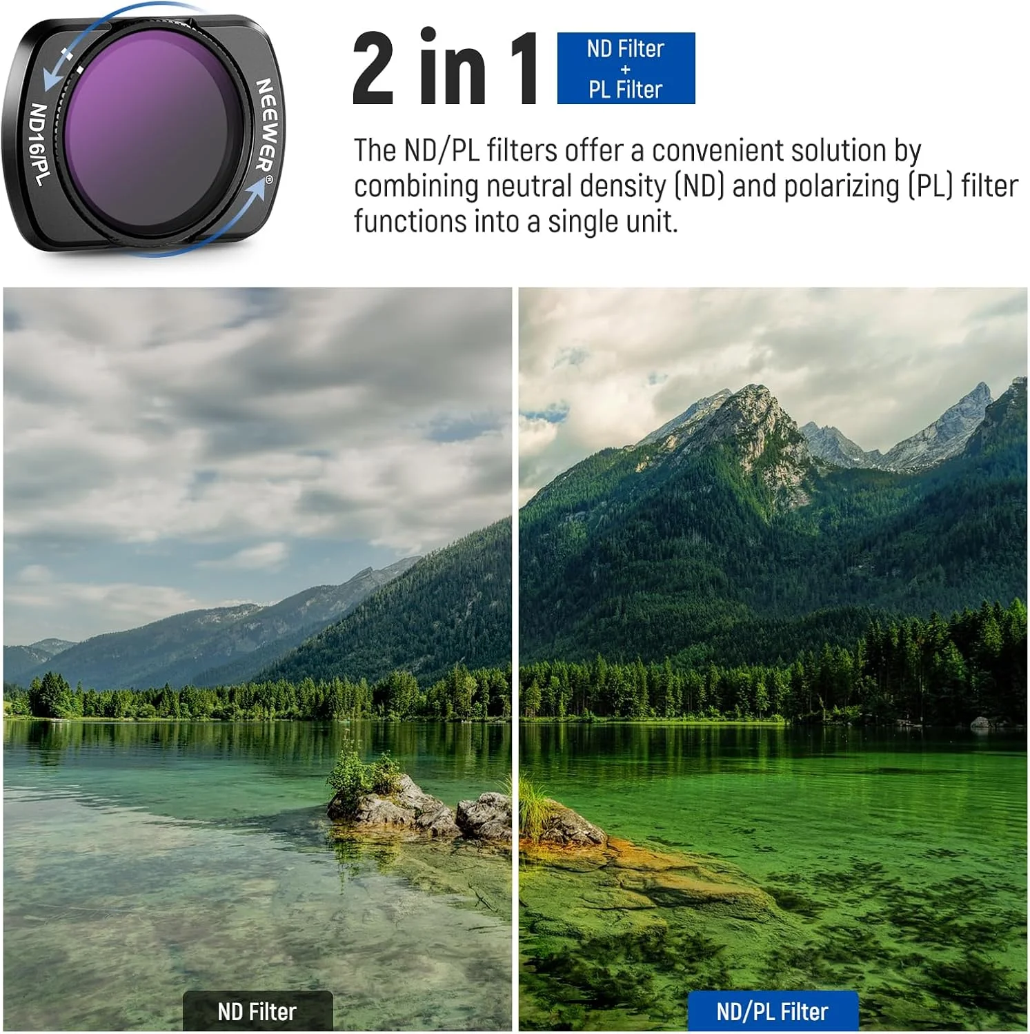 مجموعه فیلتر ND مغناطیسی نیوور سازگار با لوازم جانبی DJI Osmo Pocket 3 Creator Combo، بسته 4 عددی فیلتر چند لایه HD ND8/PL ND16/PL ND32/PL ND64/PL به همراه 2 عدد محافظ صفحه نمایش و 2 عدد دستمال تمیز کننده مجموعه فیلتر ND مغناطیسی نیوور سازگار با لوازم جانبی DJI Osmo Pocket 3 Creator Combo، بسته 4 عددی فیلتر چند لایه HD ND8/PL ND16/PL ND32/PL ND64/PL به همراه 2 عدد محافظ صفحه نمایش و 2 عدد دستمال تمیز کننده