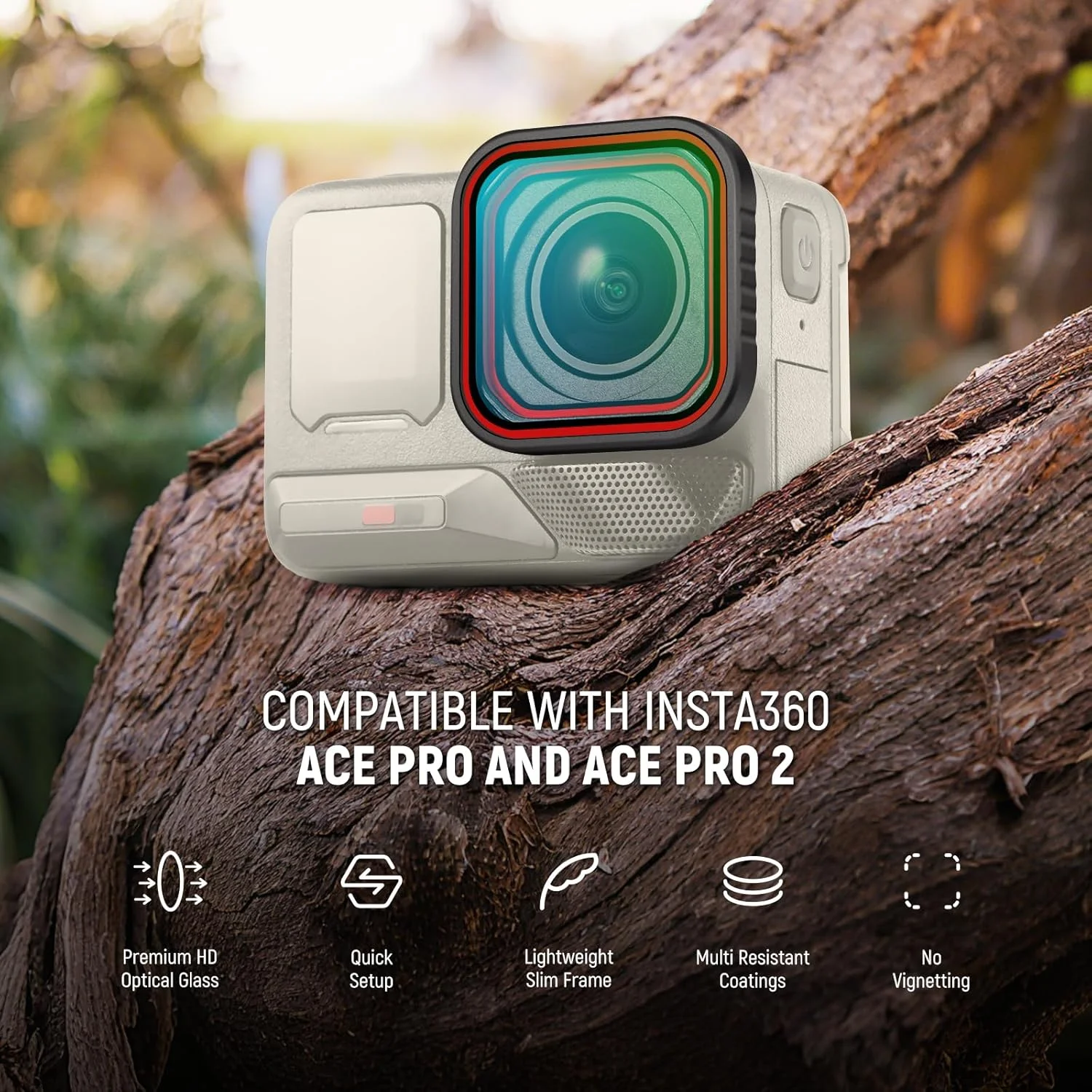 مجموعه فیلتر 4 عددی NEEWER سازگار با Insta 360 Ace Pro و Insta360 Ace Pro 2، شامل CPL قابل تنظیم + UV + Black Mist Diffusion 1/4 + ND16، شیشه اپتیکال HD، کیت لوازم جانبی لنز دوربین اکشن، FL-C29 مجموعه فیلتر 4 عددی NEEWER سازگار با Insta 360 Ace Pro و Insta360 Ace Pro 2، شامل CPL قابل تنظیم + UV + Black Mist Diffusion 1/4 + ND16، شیشه اپتیکال HD، کیت لوازم جانبی لنز دوربین اکشن، FL-C29