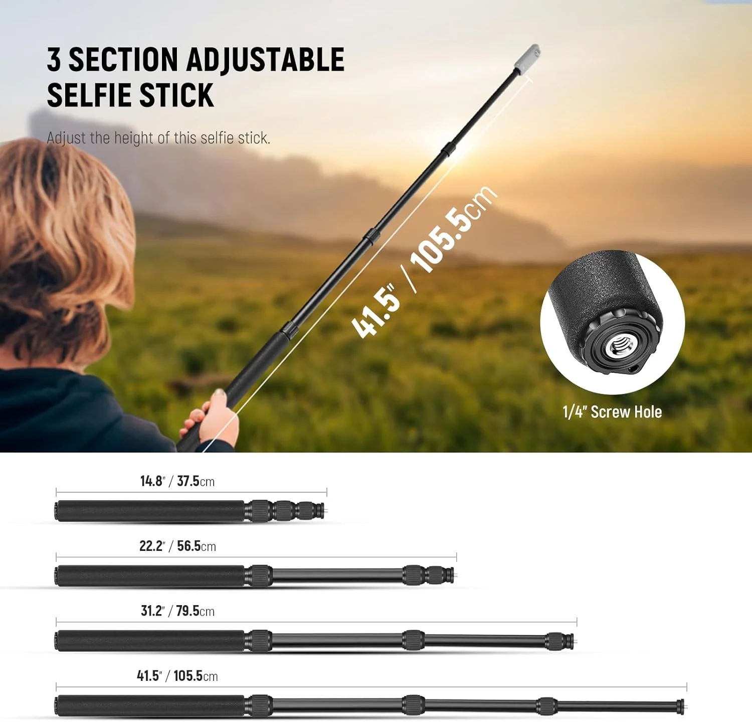 کیت پایه دوربین موتور سیکلت نیوور، میله سلفی نامرئی فرمان دوچرخه، سرهای توپی 360 درجه، گیره های سوپر و پارچه تمیز کننده، سازگار با دوربین های اکشن GoPro Insta360 DJI AKASO برای ضبط ویدیو، GP-30 کیت پایه دوربین موتور سیکلت نیوور، میله سلفی نامرئی فرمان دوچرخه، سرهای توپی 360 درجه، گیره های سوپر و پارچه تمیز کننده، سازگار با دوربین های اکشن GoPro Insta360 DJI AKASO برای ضبط ویدیو، GP-30