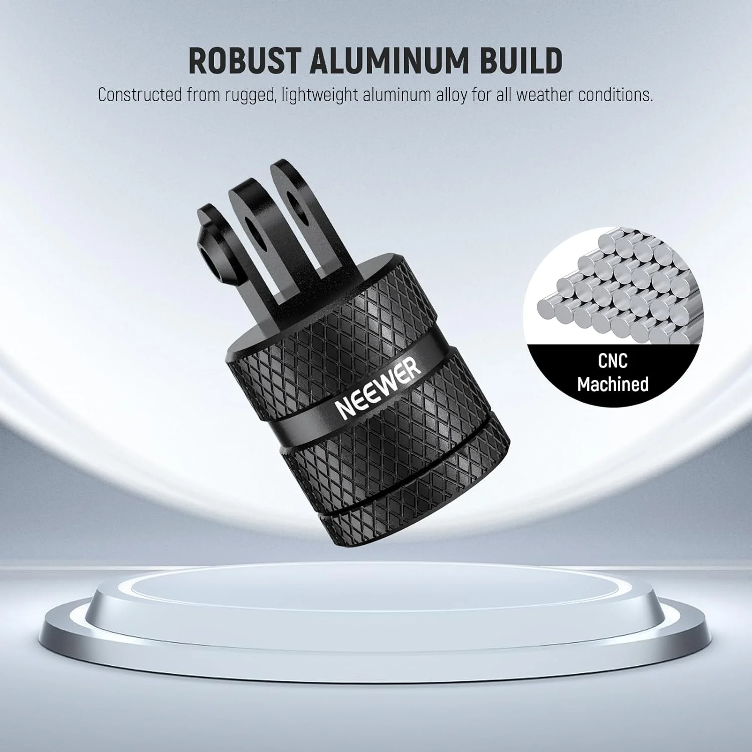 آداپتور اتصال سه پایه دوربین اکشن نیور سازگار با GoPro Hero 13 Go Pro 12 11 10 9 Black DJI Osmo Action 5 Pro 4 3، چرخش 360 درجه 1/4 اینچ -20 به پایه 3 شاخه برای لوازم جانبی استاندارد 1/4، GP-89 آداپتور اتصال سه پایه دوربین اکشن نیور سازگار با GoPro Hero 13 Go Pro 12 11 10 9 Black DJI Osmo Action 5 Pro 4 3، چرخش 360 درجه 1/4 اینچ -20 به پایه 3 شاخه برای لوازم جانبی استاندارد 1/4، GP-89