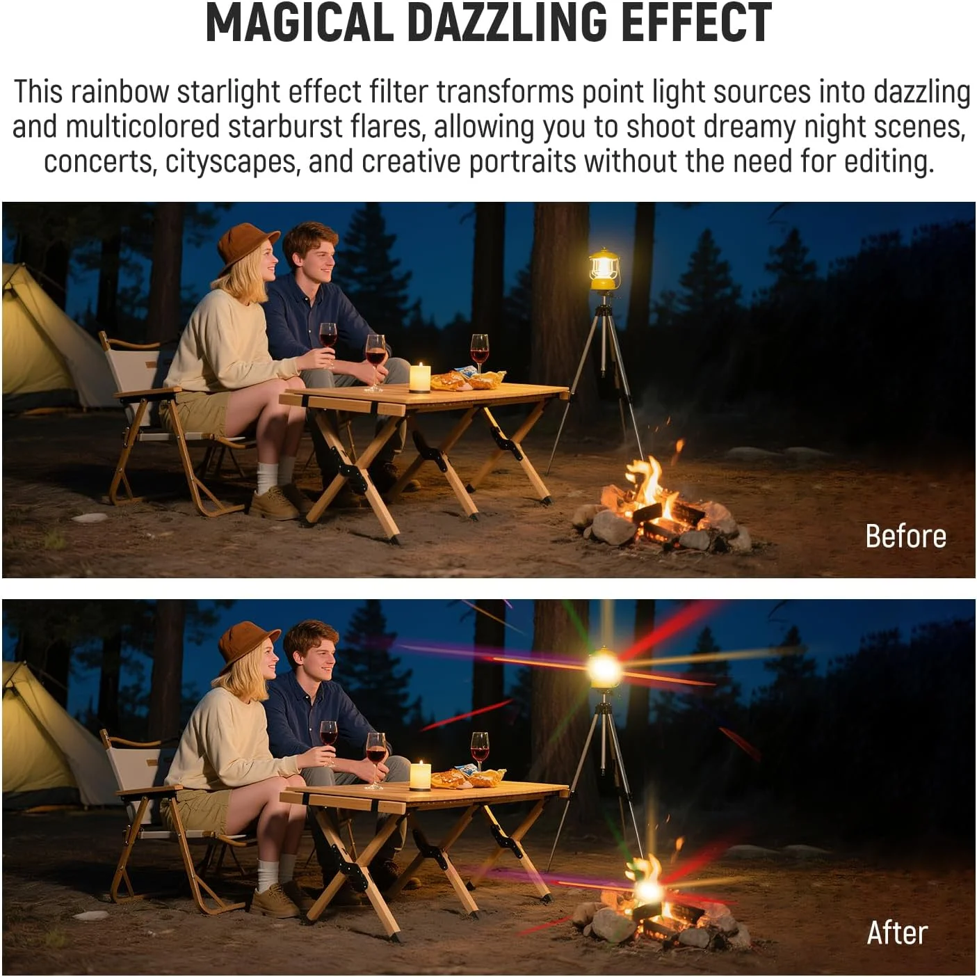 فیلتر لنز ستاره رنگین کمانی NEEWER سازگار با DJI Osmo Pocket 3 و لوازم جانبی Creator Combo، فیلتر اثر دوربین گیمبال ستاره ای شیشه ای اپتیکال HD چند لایه مغناطیسی با محافظ صفحه نمایش، FL-C36 فیلتر لنز ستاره رنگین کمانی NEEWER سازگار با DJI Osmo Pocket 3 و لوازم جانبی Creator Combo، فیلتر اثر دوربین گیمبال ستاره ای شیشه ای اپتیکال HD چند لایه مغناطیسی با محافظ صفحه نمایش، FL-C36