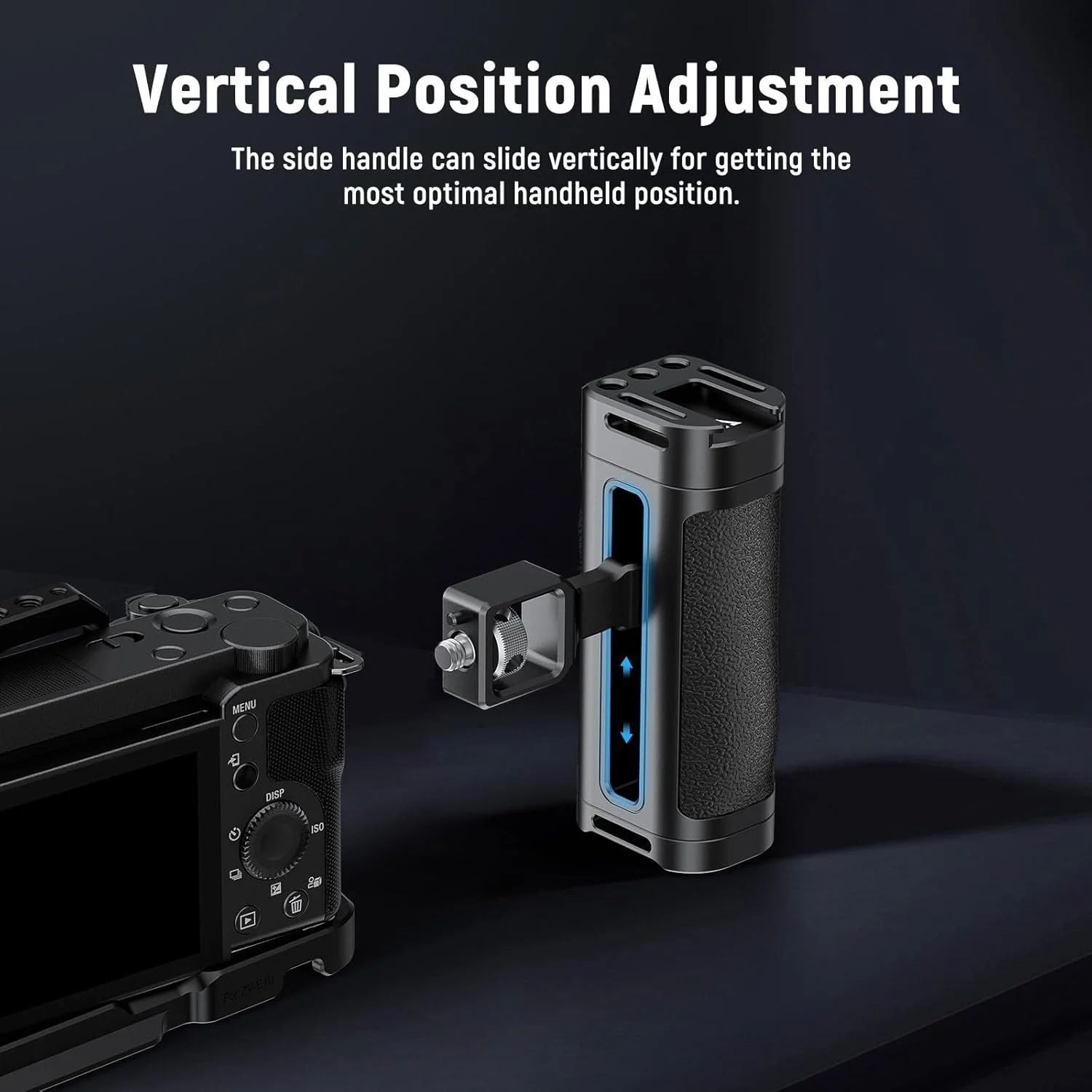 دسته جانبی دوربین NEEWER برای کیج دوربین، دسته سبک وزن ABS + PC با سیلیکون ضد لغزش، پیچ های 3/8 اینچ و 1/4 اینچ، پین تثبیت کننده ضد پیچش، بازوی قابل تنظیم عمودی، کفشک سرد، CA069H دسته جانبی دوربین NEEWER برای کیج دوربین، دسته سبک وزن ABS + PC با سیلیکون ضد لغزش، پیچ های 3/8 اینچ و 1/4 اینچ، پین تثبیت کننده ضد پیچش، بازوی قابل تنظیم عمودی، کفشک سرد، CA069H