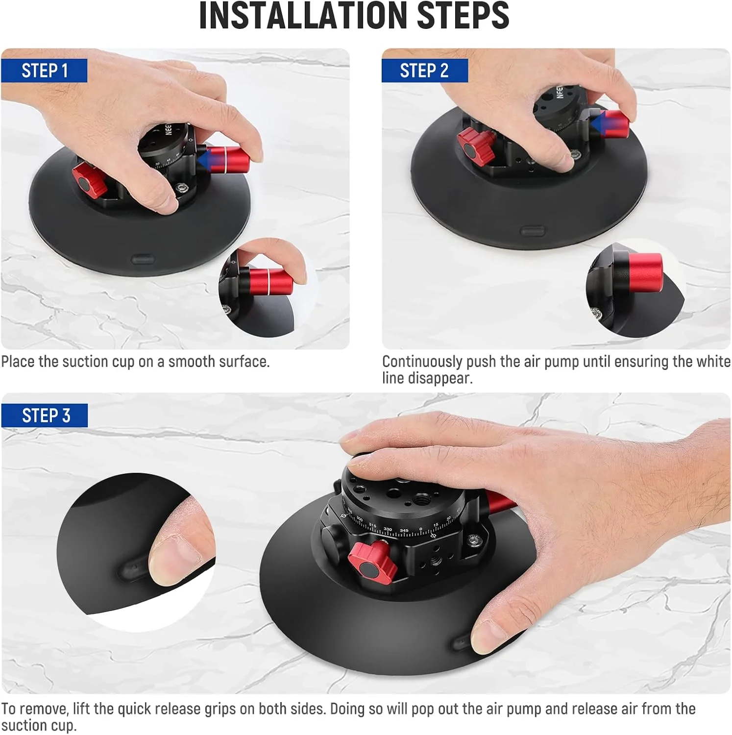 پایه مکنده دوربین NEEWER 6 اینچی سازگار با GoPro، بازوی جادویی با سر توپی فلزی، شیشه جلوی خودرو، آداپتور دوربین اکشن، پارچه تمیز کننده برای نگهدارنده موبایل DSLR، برای ضبط ویدیوی POV، CA013 پایه مکنده دوربین NEEWER 6 اینچی سازگار با GoPro، بازوی جادویی با سر توپی فلزی، شیشه جلوی خودرو، آداپتور دوربین اکشن، پارچه تمیز کننده برای نگهدارنده موبایل DSLR، برای ضبط ویدیوی POV، CA013