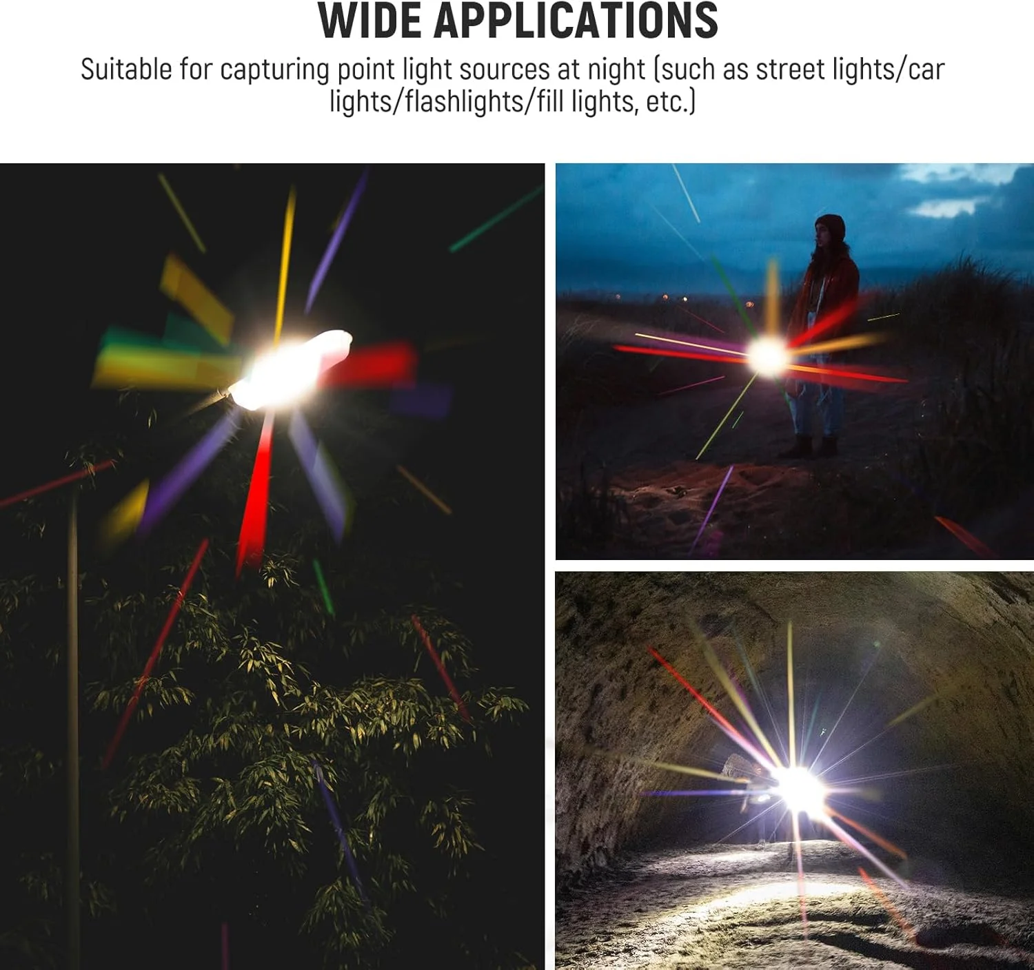 فیلتر لنز ستاره رنگین کمانی NEEWER سازگار با DJI Osmo Pocket 3 و لوازم جانبی Creator Combo، فیلتر اثر دوربین گیمبال ستاره ای شیشه ای اپتیکال HD چند لایه مغناطیسی با محافظ صفحه نمایش، FL-C36 فیلتر لنز ستاره رنگین کمانی NEEWER سازگار با DJI Osmo Pocket 3 و لوازم جانبی Creator Combo، فیلتر اثر دوربین گیمبال ستاره ای شیشه ای اپتیکال HD چند لایه مغناطیسی با محافظ صفحه نمایش، FL-C36