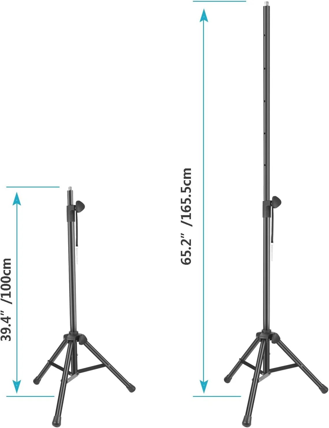 پایه میکروفون سه پایه محافظ باد NEEWER NW002-1 با لوله آلومینیومی، پایه های ضد لغزش، ارتفاع قابل تنظیم 165.5 سانتی متر، پایه برای پشتیبانی از محافظ صوتی در استودیو (مشکی) پایه میکروفون سه پایه محافظ باد NEEWER NW002-1 با لوله آلومینیومی، پایه های ضد لغزش، ارتفاع قابل تنظیم 165.5 سانتی متر، پایه برای پشتیبانی از محافظ صوتی در استودیو (مشکی)