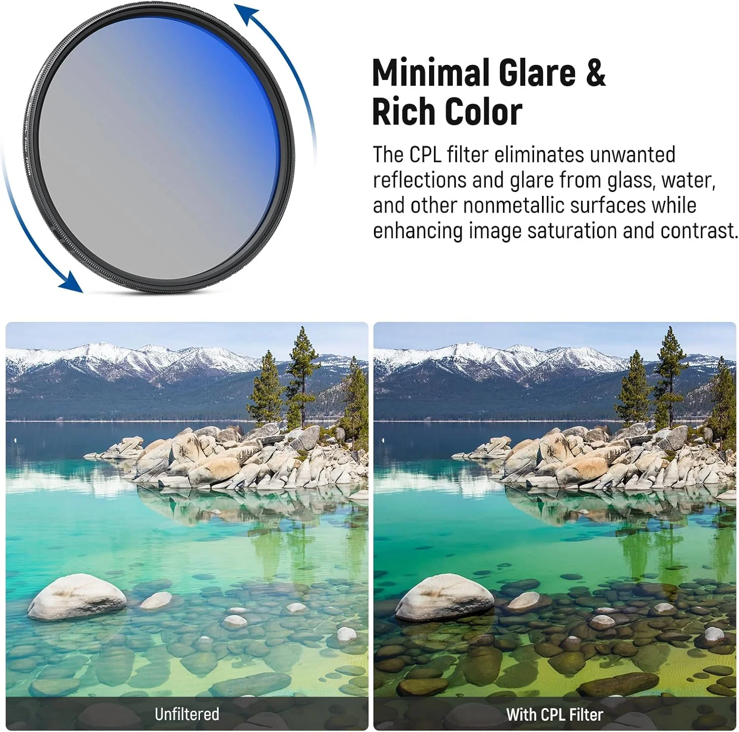 مجموعه فیلتر لنز دوربین نیور 72 میلیمتری شامل ND2-32 متغیر + CPL + 1/4 Black Mist Diffusion (بسته 3 عددی) با پوشش ضد انعکاس/ضد اثر انگشت، کیف نگهداری، پارچه تمیز کننده مجموعه فیلتر لنز دوربین نیور 72 میلیمتری شامل ND2-32 متغیر + CPL + 1/4 Black Mist Diffusion (بسته 3 عددی) با پوشش ضد انعکاس/ضد اثر انگشت، کیف نگهداری، پارچه تمیز کننده