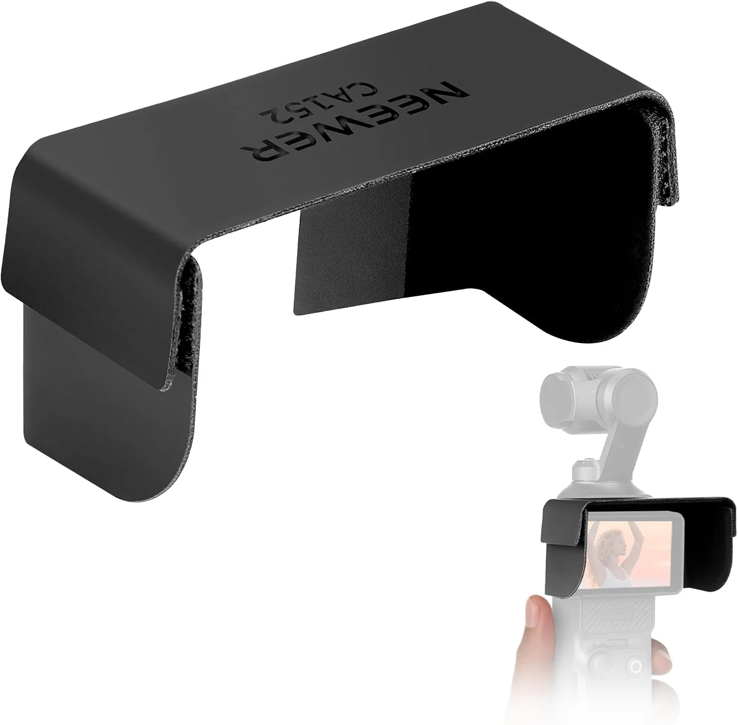 آفتابگیر پایه NEEWER سازگار با DJI OMSO Pocket 3، محافظ لنز و صفحه نمایش، مقاوم در برابر آب، لکه و سایش، شامل 2 عدد، CA152