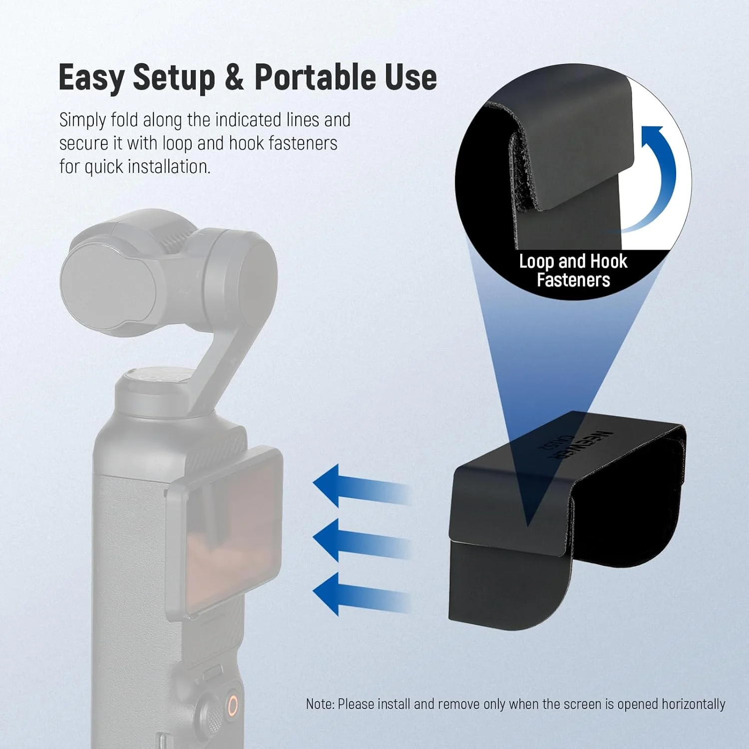 آفتابگیر پایه NEEWER سازگار با DJI OMSO Pocket 3، محافظ لنز و صفحه نمایش، مقاوم در برابر آب، لکه و سایش، شامل 2 عدد، CA152