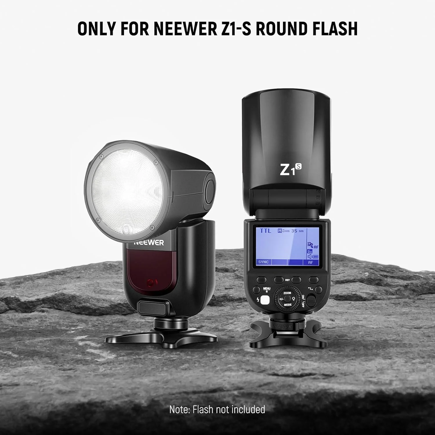 قطعه جایگزین کفشک فلاش NEEWER Z1-S، فقط برای فلاش گرد Z1-S سازگار با دوربین سونی، قطعه تعمیر کفشک فلاش با رابط فلزی ارتقا یافته