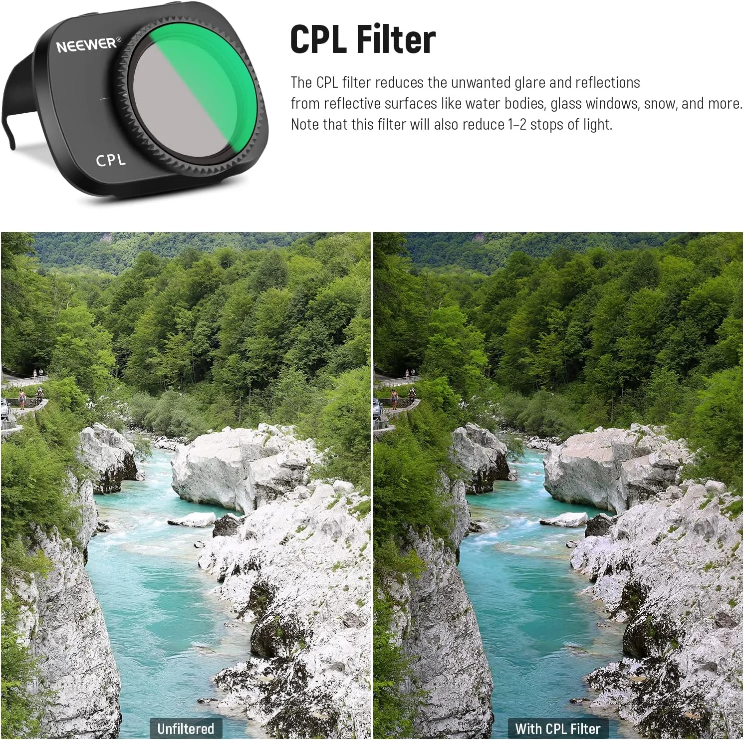 مجموعه فیلتر 3 عددی ND نیور، شیشه اپتیکال HD چند لایه، فیلترهای ND8+ND16+CPL سازگار با DJI Mavic Mini Mini 2 Mini SE Mini 2SE مجموعه فیلتر 3 عددی ND نیور، شیشه اپتیکال HD چند لایه، فیلترهای ND8+ND16+CPL سازگار با DJI Mavic Mini Mini 2 Mini SE Mini 2SE