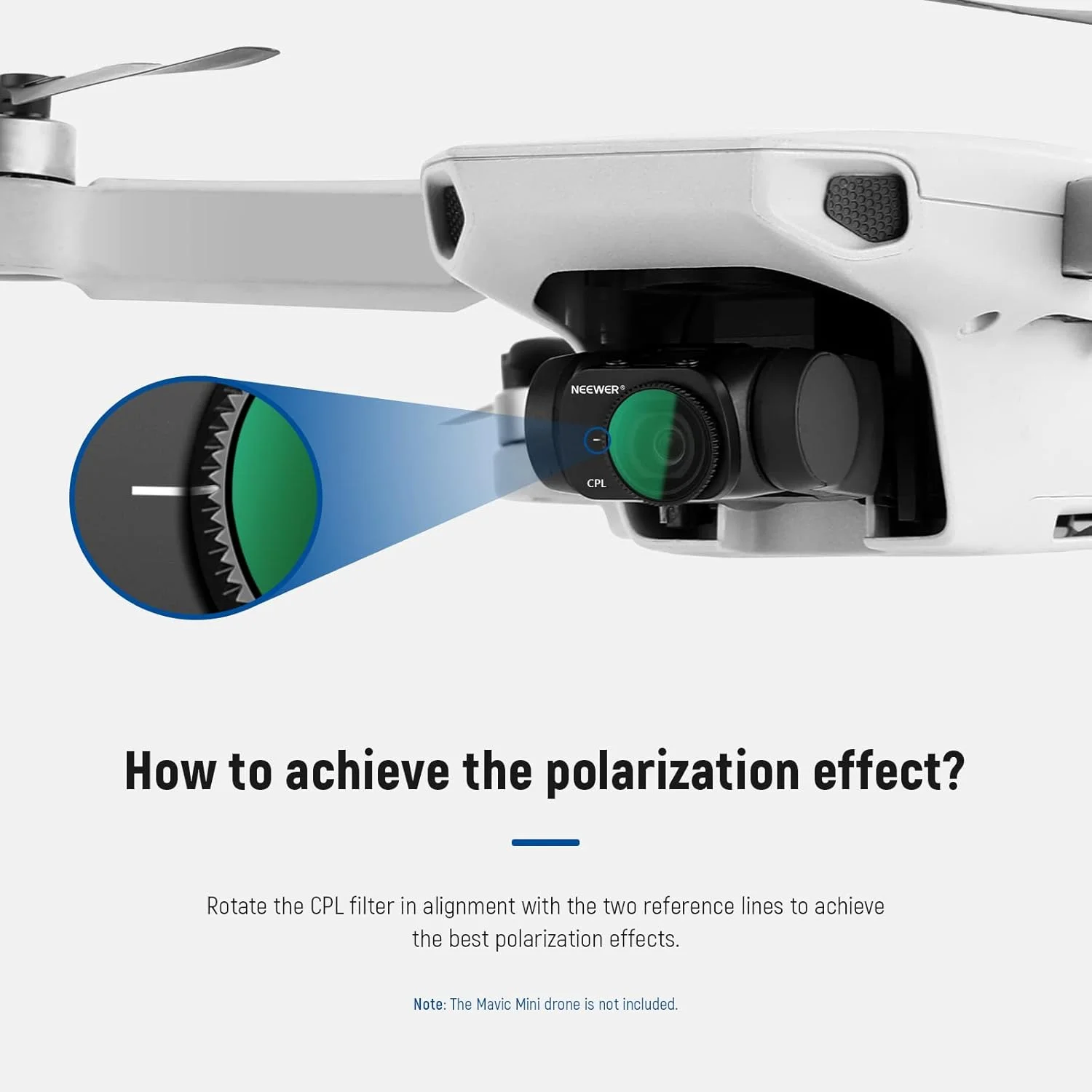 مجموعه فیلتر 3 عددی ND نیور، شیشه اپتیکال HD چند لایه، فیلترهای ND8+ND16+CPL سازگار با DJI Mavic Mini Mini 2 Mini SE Mini 2SE مجموعه فیلتر 3 عددی ND نیور، شیشه اپتیکال HD چند لایه، فیلترهای ND8+ND16+CPL سازگار با DJI Mavic Mini Mini 2 Mini SE Mini 2SE