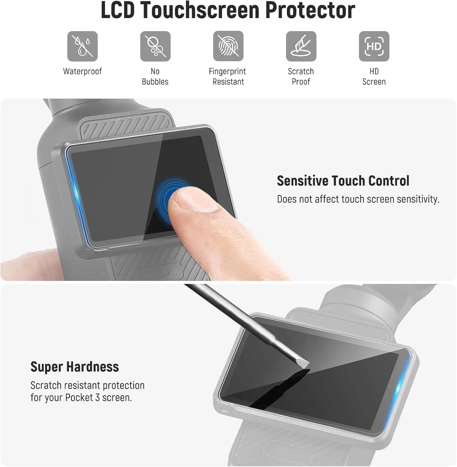 مجموعه فیلتر متغیر ND نیوئر سازگار با لوازم جانبی DJI Osmo Pocket 3 Creator Combo، ND2-32، ND64-512، فیلترهای چگالی خنثی HD با توقف محدود، 2 عدد محافظ صفحه نمایش، 2 عدد پارچه تمیز کننده مجموعه فیلتر متغیر ND نیوئر سازگار با لوازم جانبی DJI Osmo Pocket 3 Creator Combo، ND2-32، ND64-512، فیلترهای چگالی خنثی HD با توقف محدود، 2 عدد محافظ صفحه نمایش، 2 عدد پارچه تمیز کننده