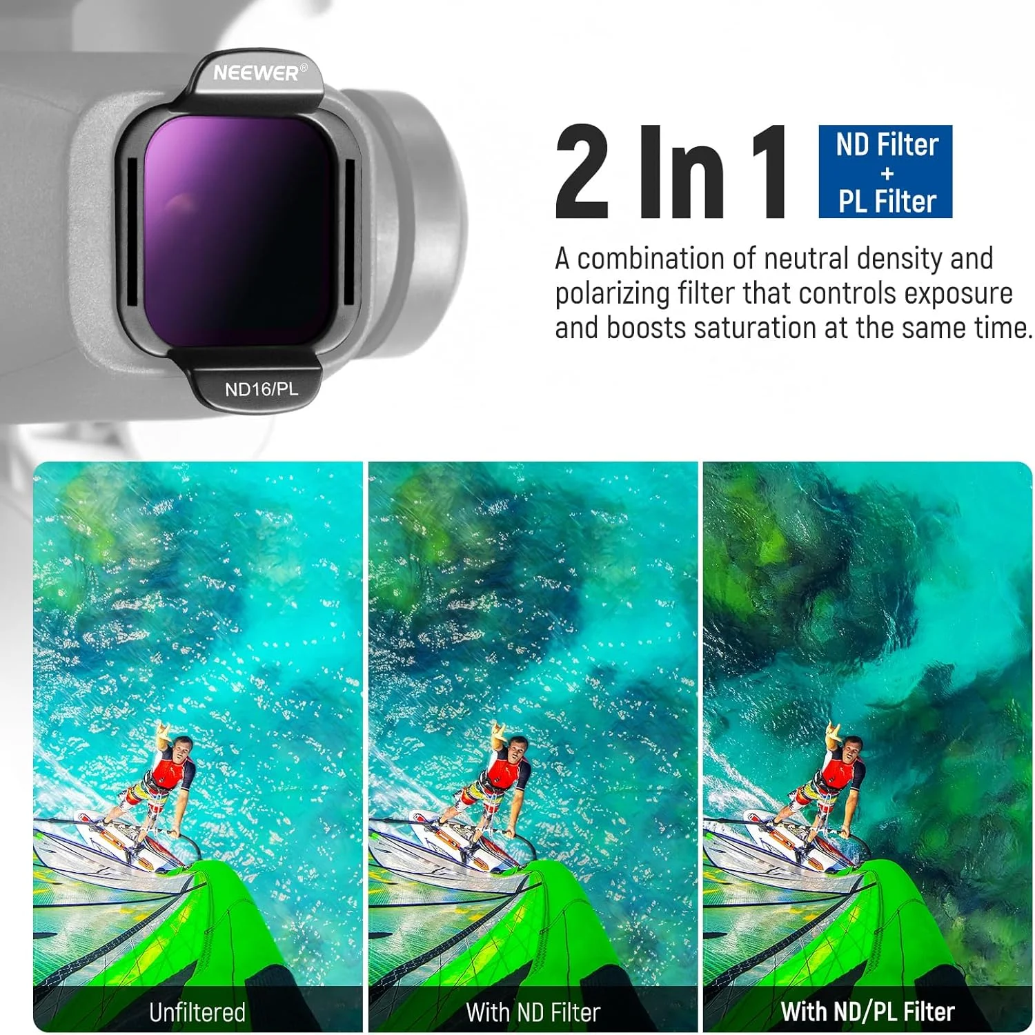 مجموعه فیلترهای ND/CPL نیوئر سازگار با DJI Flip (بسته 3 عددی)، ND8/PL ND16/PL ND32/PL، نصب آسان، شیشه HD اپتیکال چند لایه، فیلتر کاهنده نور، فیلتر پلاریزه لنز ND مجموعه فیلترهای ND/CPL نیوئر سازگار با DJI Flip (بسته 3 عددی)، ND8/PL ND16/PL ND32/PL، نصب آسان، شیشه HD اپتیکال چند لایه، فیلتر کاهنده نور، فیلتر پلاریزه لنز ND