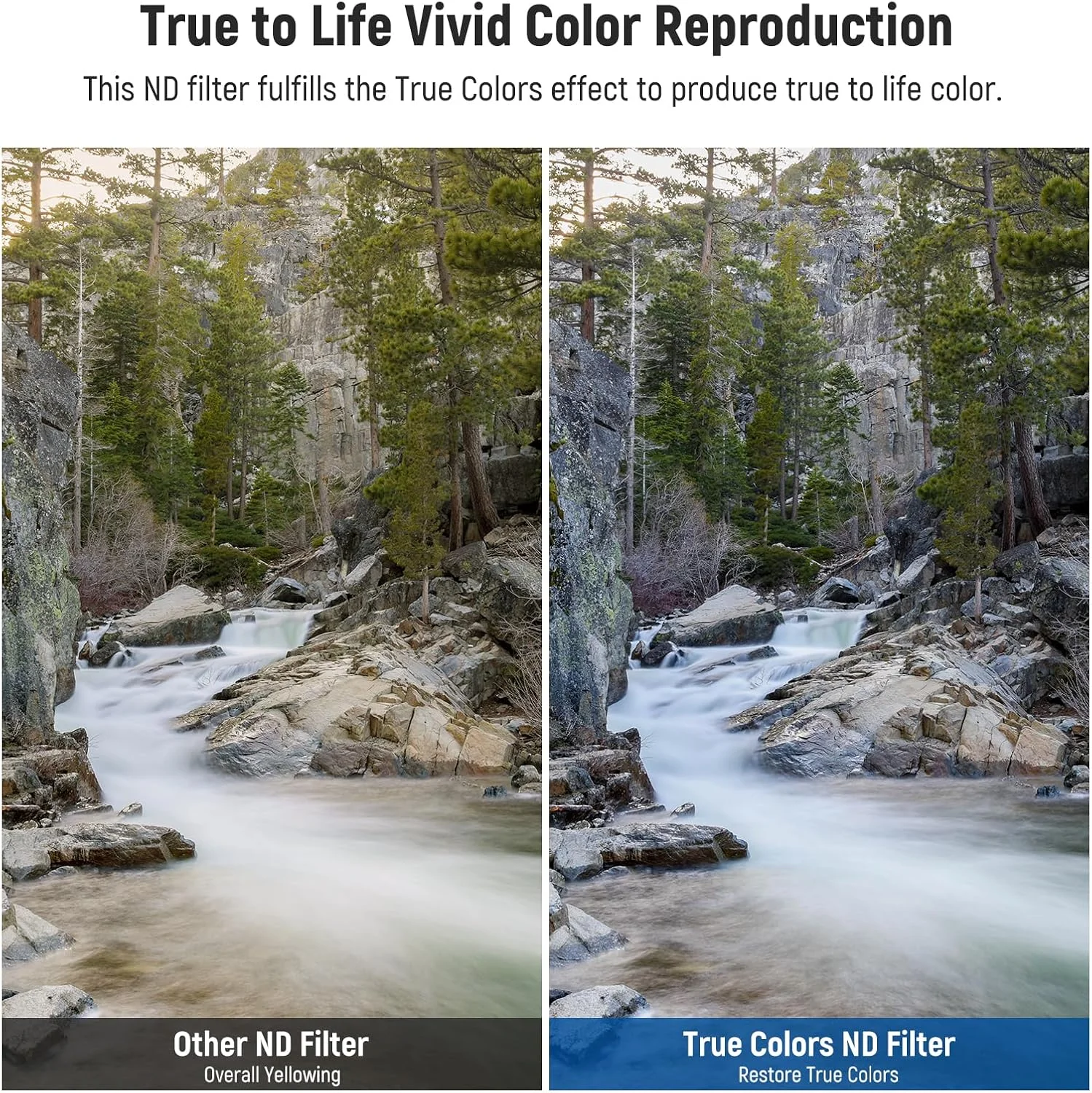 فیلتر ND2-ND32 متغیر رنگ واقعی 58 میلی‌متری و فیلتر CPL نیور، فیلتر پلاریزاسیون دایره‌ای و تراکم خنثی قابل تنظیم 2 در 1، شیشه HD اپتیکال چند لایه/فریم آلومینیومی/ضد آب/ضد خش