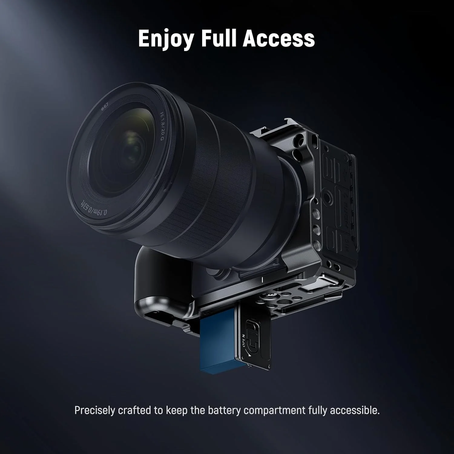 محافظ دوربین فلزی NEEWER مدل CA132 با پشتیبانی از EVF-11، رزوه های 1/4 و 3/8 اینچ، صفحه رهاسازی سریع Arca، دستگیره سیلیکونی ارگونومیک سازگار با گیمبال SIGMA fp fpL DJI RS 4 Pro محافظ دوربین فلزی NEEWER مدل CA132 با پشتیبانی از EVF-11، رزوه های 1/4 و 3/8 اینچ، صفحه رهاسازی سریع Arca، دستگیره سیلیکونی ارگونومیک سازگار با گیمبال SIGMA fp fpL DJI RS 4 Pro