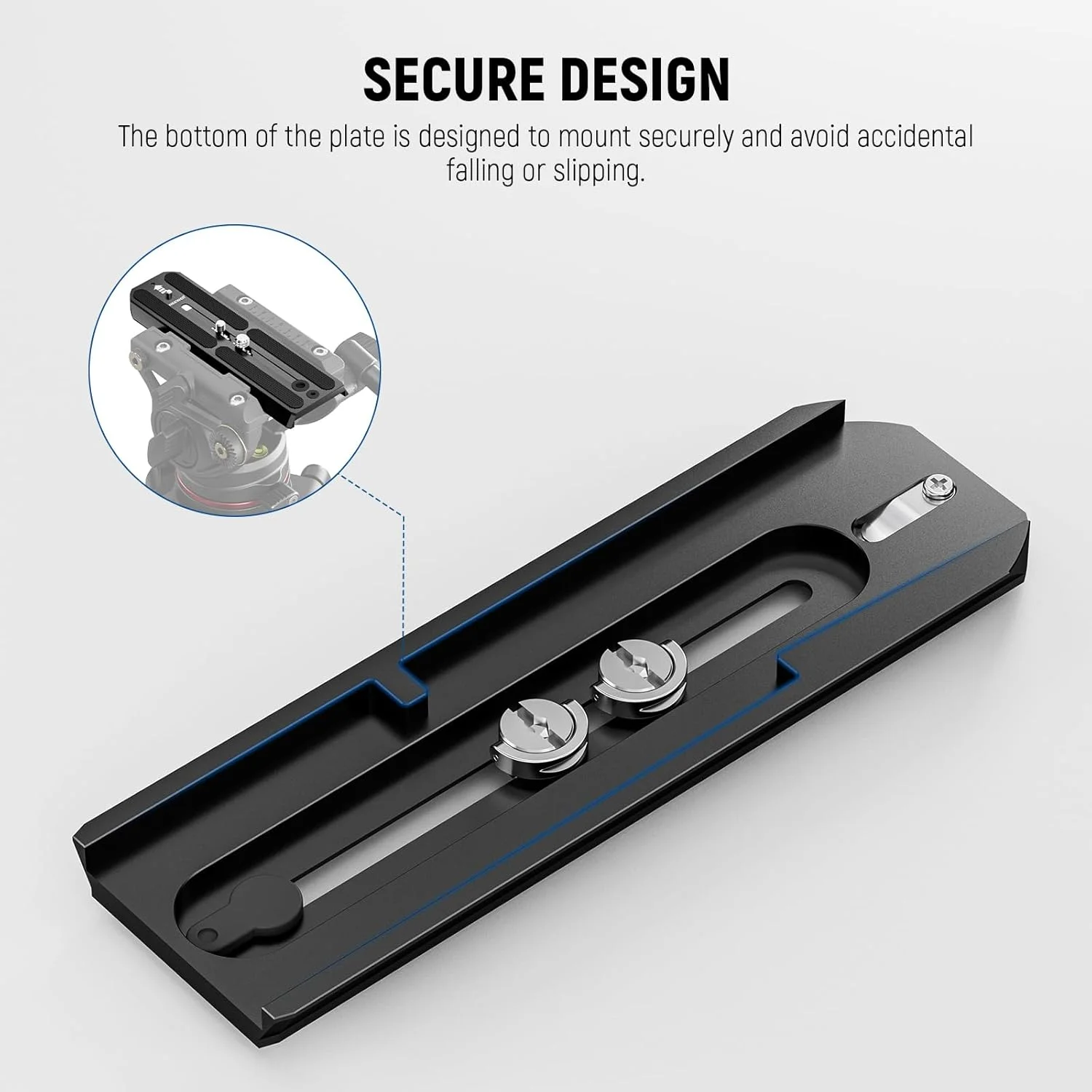 صفحه رهاسازی سریع NEEWER 501PL برای سه پایه سازگار با MVH500AH MVH502AH، صفحه نصب دوربین توسعه یافته 16 سانتی متر، پین ضد توقف برای سر سیال GM001 GM002 GM006، QR6 صفحه رهاسازی سریع NEEWER 501PL برای سه پایه سازگار با MVH500AH MVH502AH، صفحه نصب دوربین توسعه یافته 16 سانتی متر، پین ضد توقف برای سر سیال GM001 GM002 GM006، QR6