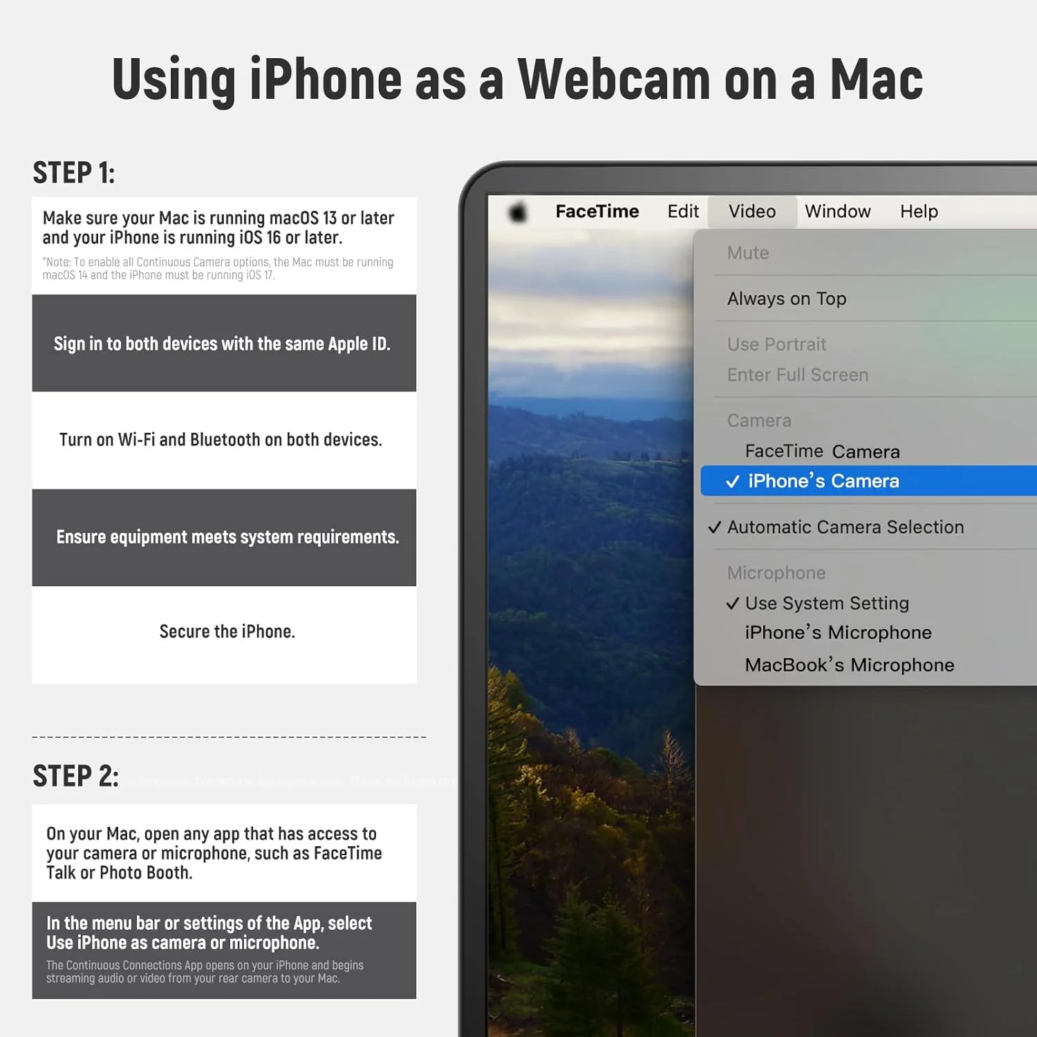 نگهدارنده تاشو دوربین NEEWER با کفشک سرد برای MagSafe آیفون 15 پرو مکس 14 13 12 مک بوک ایر 13 اینچ M1، مک بوک ایر 2018-2020، مک بوک پرو 13 اینچ M1/M2، مک بوک پرو 13 اینچ 2017-2020، PA031
