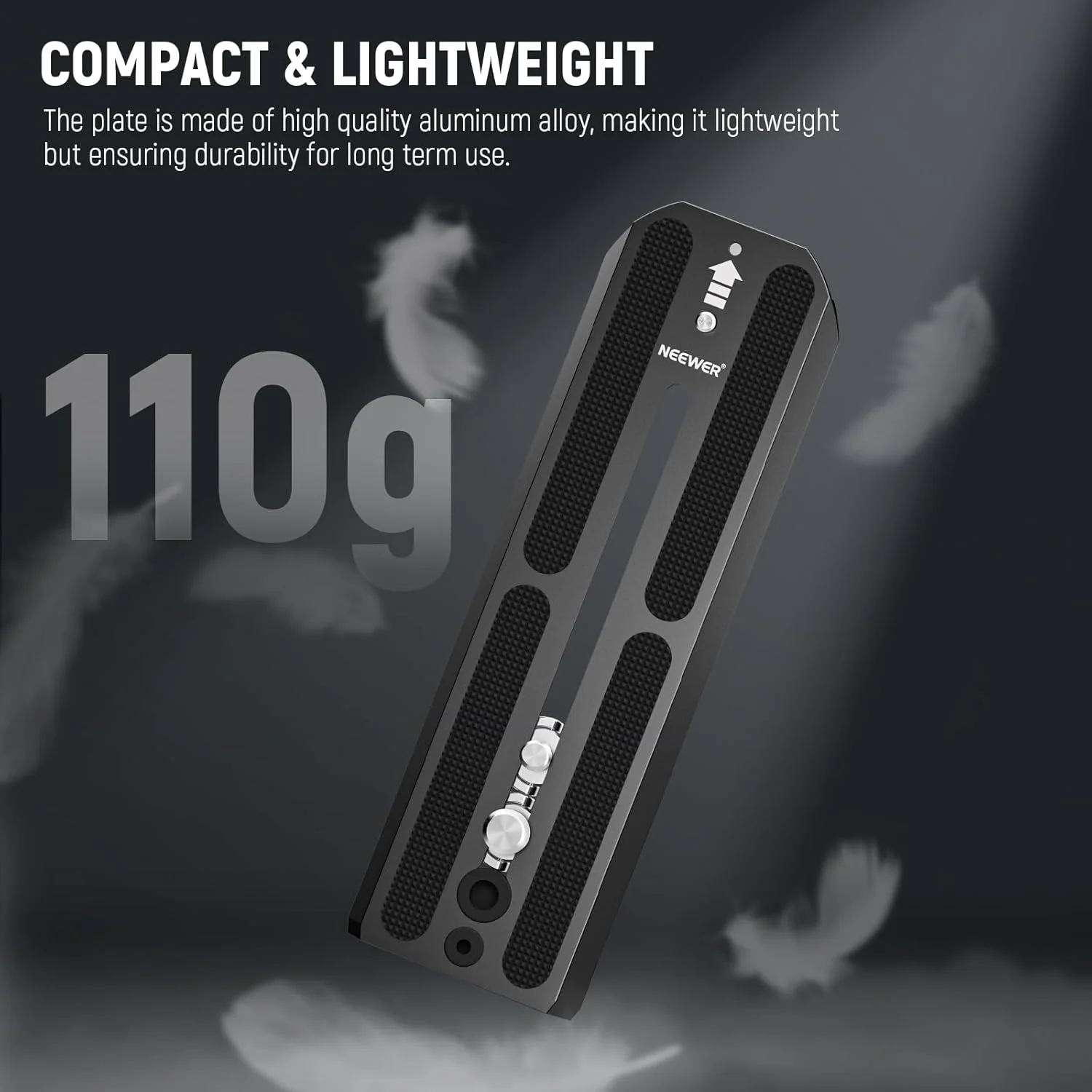 صفحه رهاسازی سریع NEEWER 501PL برای سه پایه سازگار با MVH500AH MVH502AH، صفحه نصب دوربین توسعه یافته 16 سانتی متر، پین ضد توقف برای سر سیال GM001 GM002 GM006، QR6 صفحه رهاسازی سریع NEEWER 501PL برای سه پایه سازگار با MVH500AH MVH502AH، صفحه نصب دوربین توسعه یافته 16 سانتی متر، پین ضد توقف برای سر سیال GM001 GM002 GM006، QR6