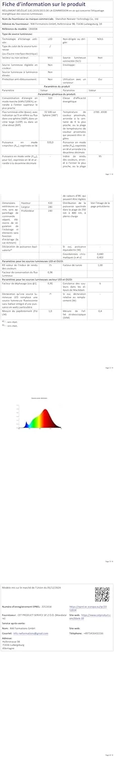 نور ویدئویی ال ای دی استودیویی 320 وات NEEWER CB300B با کنترل از راه دور 2.4G/App، نور پیوسته استودیویی دو رنگ تمام فلزی COB با مانت بوئنز 150,000 لوکس/1 متر 2700K-6500K CRI/TLCI97+ 12 افکت