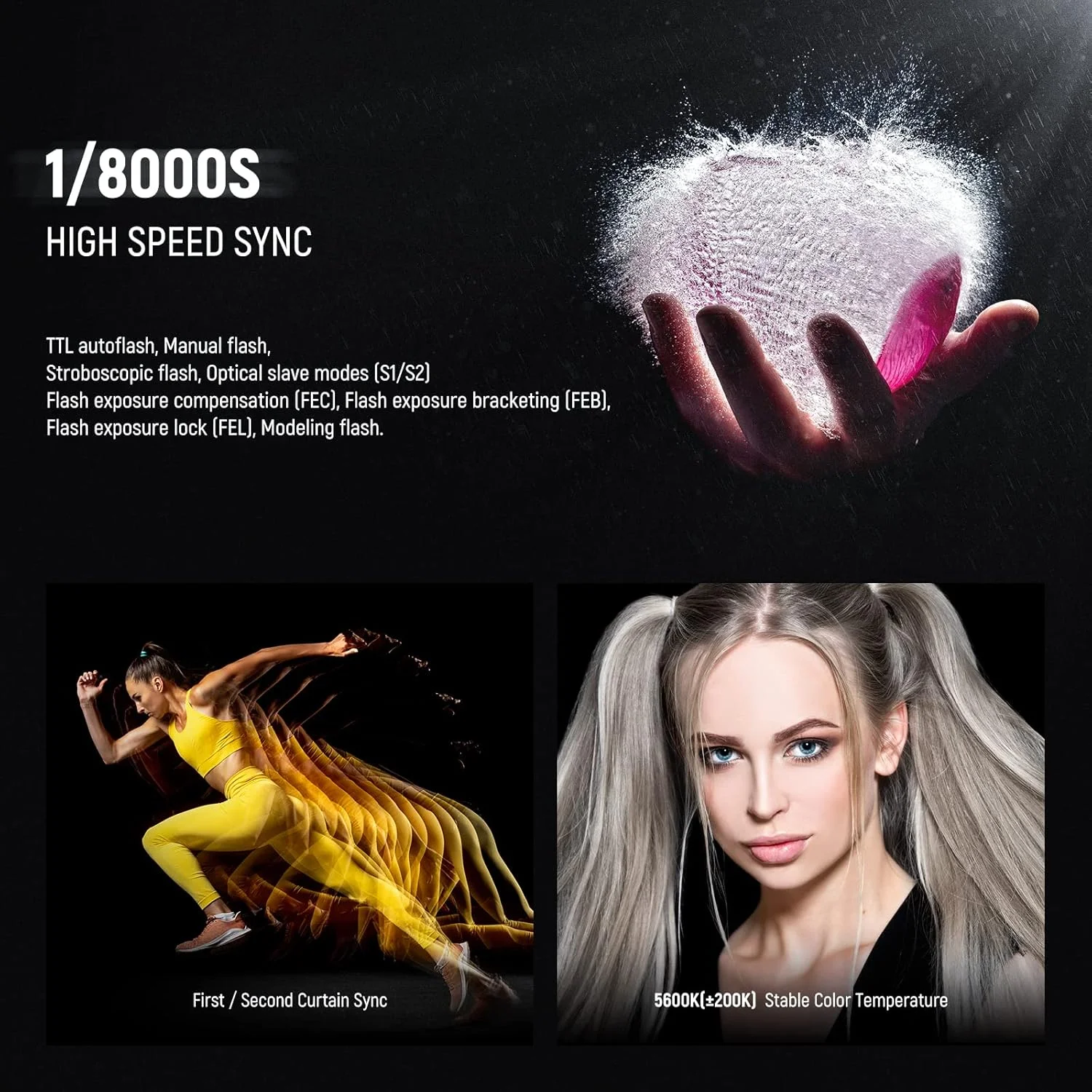 فلاش اکسترنال NEEWER Z1-N TTL برای دوربین های DSLR نیکون، فلاش با سر گرد 76Ws 2.4G HSS با سرعت 1/8000 ثانیه، لامپ مدلینگ LED با 10 سطح، باتری لیتیومی 2600 میلی آمپر ساعتی، 480 بار تخلیه با قدرت کامل، بازیابی در فلاش اکسترنال NEEWER Z1-N TTL برای دوربین های DSLR نیکون، فلاش با سر گرد 76Ws 2.4G HSS با سرعت 1/8000 ثانیه، لامپ مدلینگ LED با 10 سطح، باتری لیتیومی 2600 میلی آمپر ساعتی، 480 بار تخلیه با قدرت کامل، بازیابی در