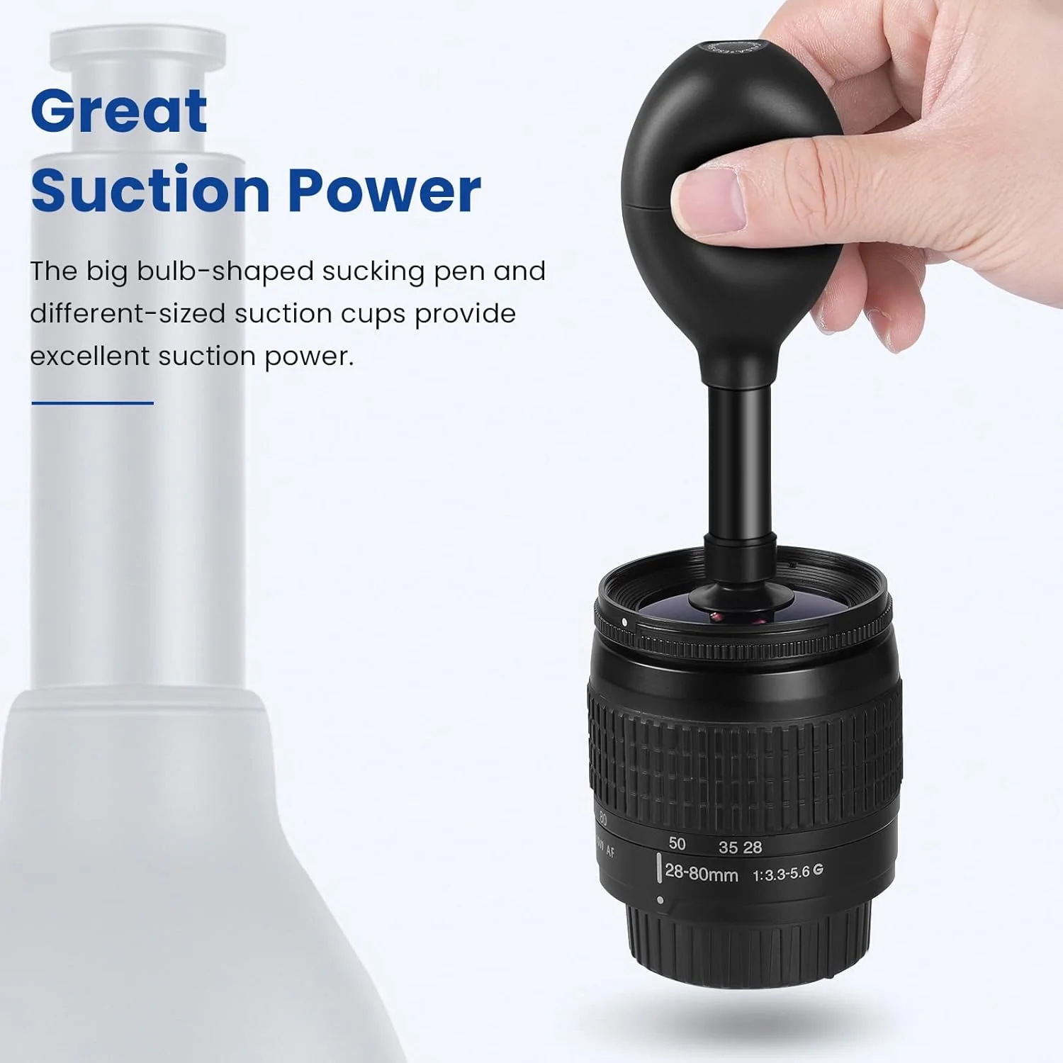 مجموعه ابزار مکنده لنز 8 در 1 نیور، قلم وکیوم با 7 سری مکنده قابل تعویض، ابزار تعمیر لنز برای تعمیر و تمیز کردن لنزها/ساعت ها/قطعات الکترونیکی مجموعه ابزار مکنده لنز 8 در 1 نیور، قلم وکیوم با 7 سری مکنده قابل تعویض، ابزار تعمیر لنز برای تعمیر و تمیز کردن لنزها/ساعت ها/قطعات الکترونیکی