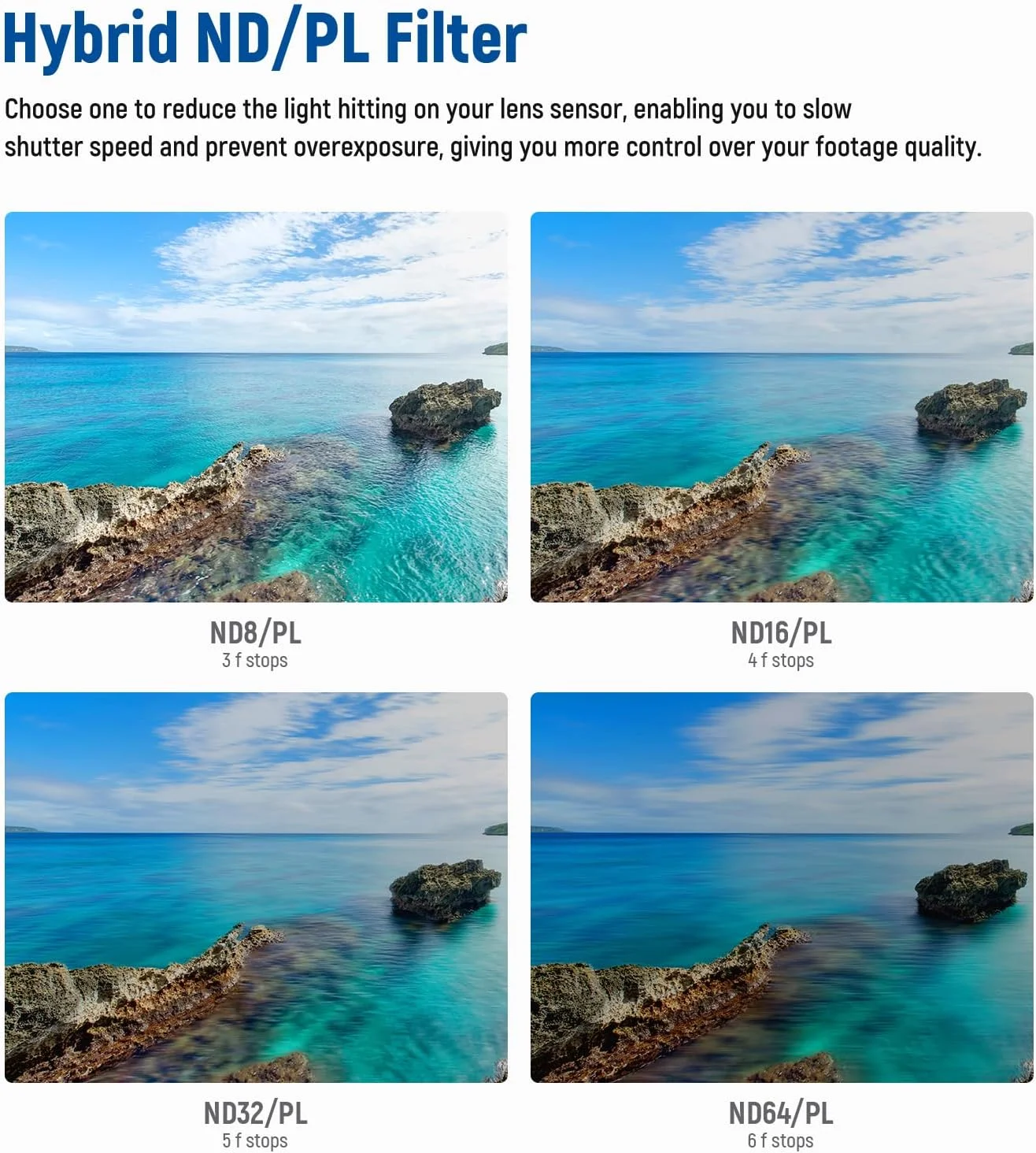 مجموعه فیلتر ND/CPL نیور سازگار با GoPro Hero 12 11 10 9، بسته 4 عددی (ND8/PL، ND16/PL، ND32/PL، ND64/PL) فیلترهای پلاریزه با تراکم خنثی، لوازم جانبی دوربین اکشن با شیشه اپتیکال HD چند لایه مجموعه فیلتر ND/CPL نیور سازگار با GoPro Hero 12 11 10 9، بسته 4 عددی (ND8/PL، ND16/PL، ND32/PL، ND64/PL) فیلترهای پلاریزه با تراکم خنثی، لوازم جانبی دوربین اکشن با شیشه اپتیکال HD چند لایه