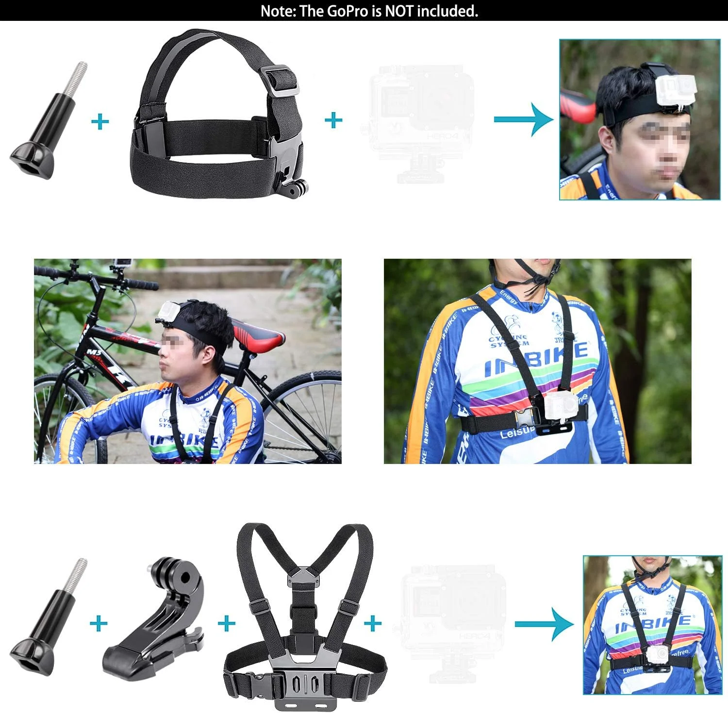 مجموعه لوازم جانبی 50 در 1 دوربین اکشن نیور سازگار با GoPro Hero 8 Max 7 6 5 4 Black GoPro 2018 Session Fusion Silver White Insta360 DJI AKASO APEMAN Campark SJCAM و غیره مجموعه لوازم جانبی 50 در 1 دوربین اکشن نیور سازگار با GoPro Hero 8 Max 7 6 5 4 Black GoPro 2018 Session Fusion Silver White Insta360 DJI AKASO APEMAN Campark SJCAM و غیره