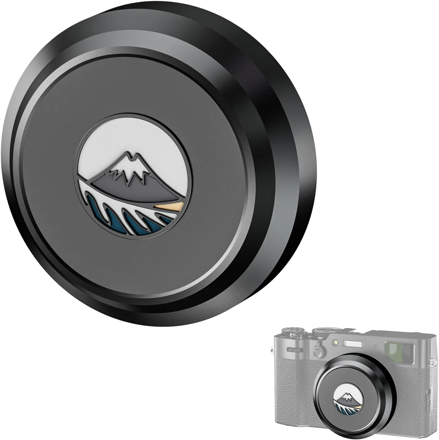 درب لنز NEEWER برای X100V و X100VI، پوشش محافظ لنز ضربه ای از جنس آلیاژ آلومینیوم با فضای داخلی ضد خش، سازگار با Fujifilm X100V و X100VI، مشکی، CA113