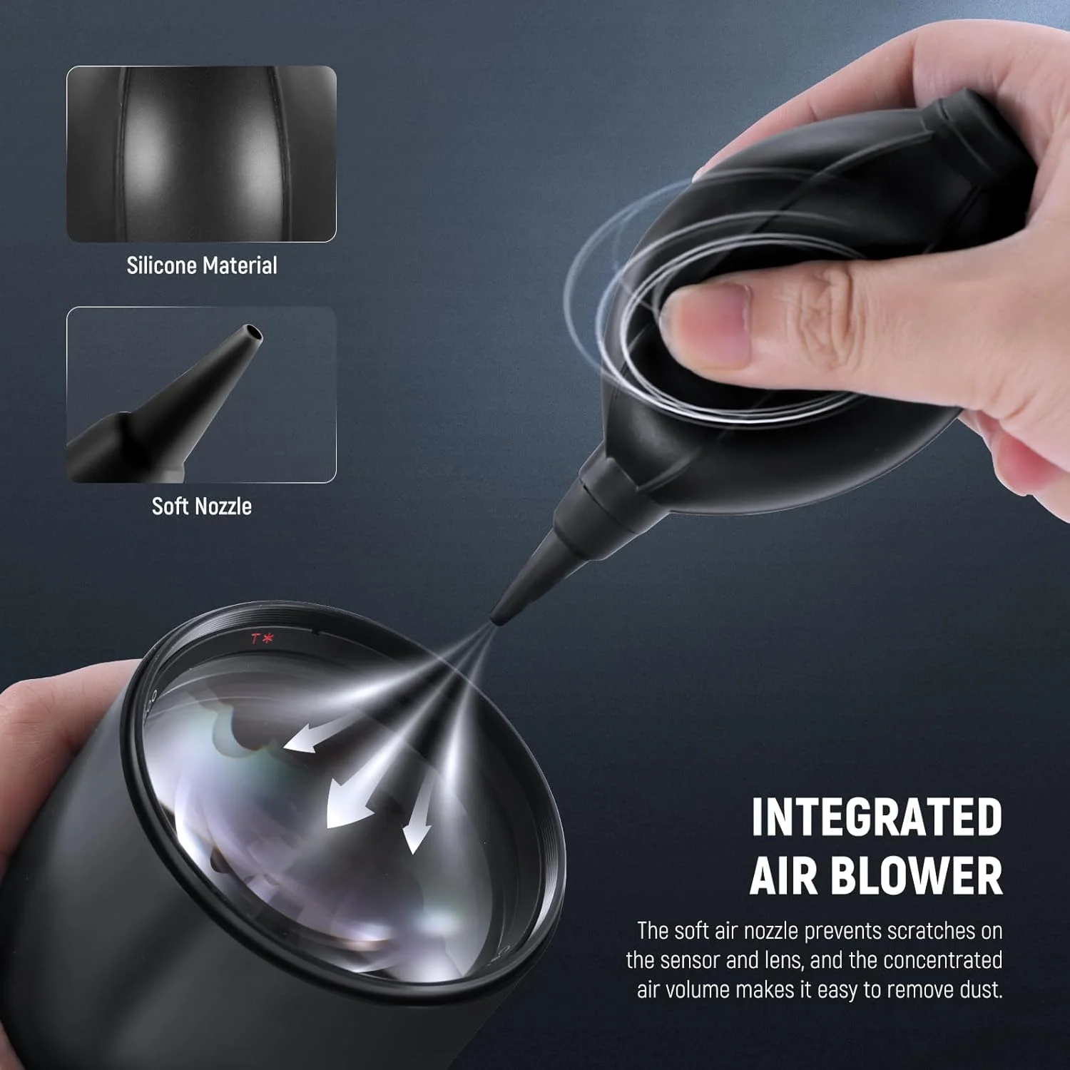 کیت تمیز کننده لنز دوربین نیور 16 در 1، 1 عدد برس + 1 عدد دمنده هوا + 1 عدد سواب تمیز کننده برای سنسور فول فریم 24 میلی متری + 1 عدد اسپری تمیز کننده + 2 عدد پارچه + 10 عدد دستمال مرطوب لنز، HM-44 کیت تمیز کننده لنز دوربین نیور 16 در 1، 1 عدد برس + 1 عدد دمنده هوا + 1 عدد سواب تمیز کننده برای سنسور فول فریم 24 میلی متری + 1 عدد اسپری تمیز کننده + 2 عدد پارچه + 10 عدد دستمال مرطوب لنز، HM-44