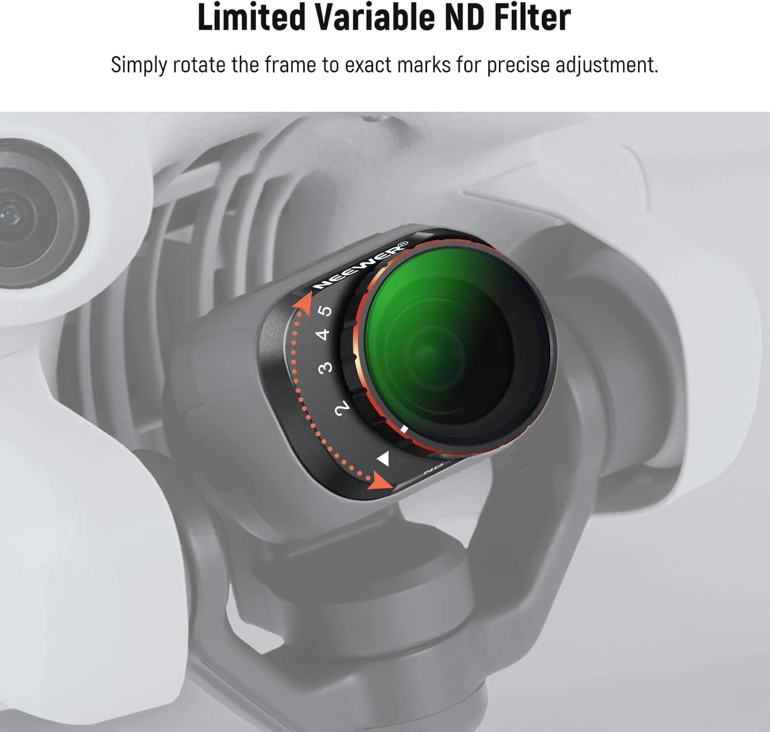فیلتر ND متغیر NEEWER سازگار با DJI Mini 4 Pro، ND2-32 1-5 استاپ، نصب آسان، شیشه اپتیکال HD چند لایه، فریم فلزی باریک، لوازم جانبی لنز دوربین پهپاد برای عکاسی هوایی و ضبط ویدیو فیلتر ND متغیر NEEWER سازگار با DJI Mini 4 Pro، ND2-32 1-5 استاپ، نصب آسان، شیشه اپتیکال HD چند لایه، فریم فلزی باریک، لوازم جانبی لنز دوربین پهپاد برای عکاسی هوایی و ضبط ویدیو