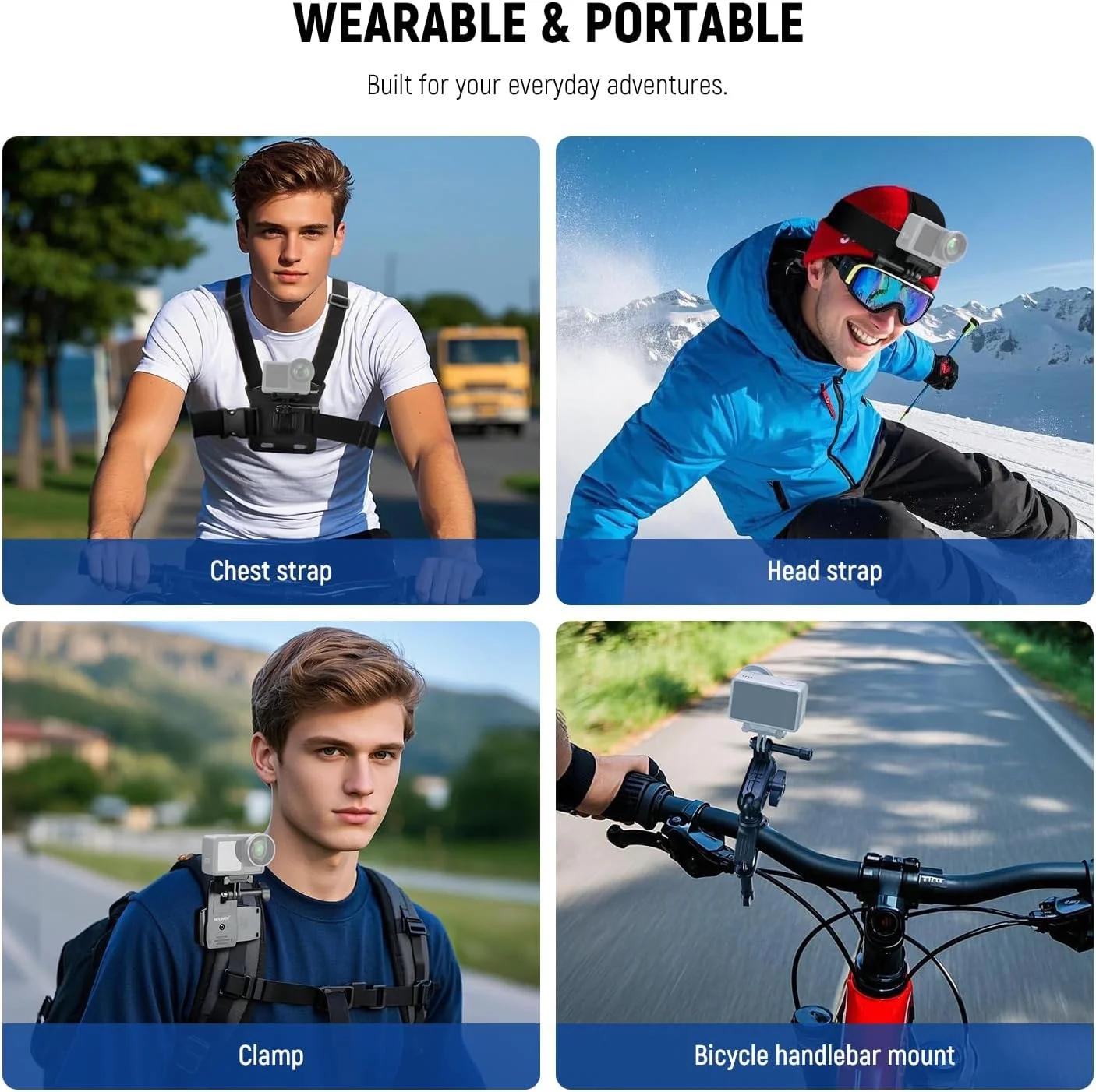 کیت لوازم جانبی دوربین اکشن 35 در 1 حرفه ای NEEWER سازگار با DJI Osmo Action 5 Pro 4 3 GoPro، آداپتور سریع برای غواصی، پیاده روی، موتور سیکلت، ATV، اسکی، موج سواری، ولاگ، GP-51 کیت لوازم جانبی دوربین اکشن 35 در 1 حرفه ای NEEWER سازگار با DJI Osmo Action 5 Pro 4 3 GoPro، آداپتور سریع برای غواصی، پیاده روی، موتور سیکلت، ATV، اسکی، موج سواری، ولاگ، GP-51