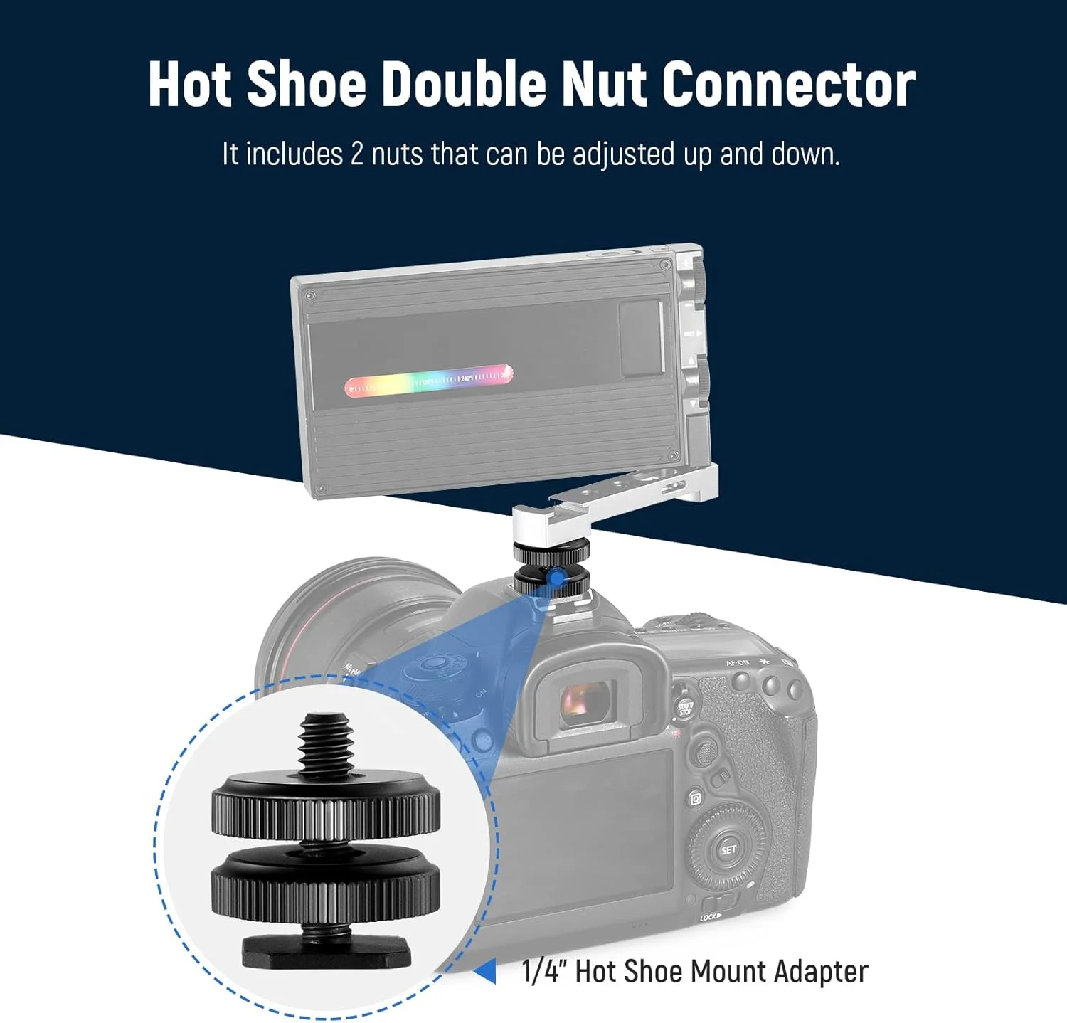 مجموعه 8 عددی تبدیل کفشک سرد 1/4 اینچی و پایه فلاش کفشک گرم NEEWER برای تجهیزات دوربین DSLR، آداپتور کفشک گرم دوربین، پایه های کفشک فلاش اسپیدلایت برای سه پایه مجموعه 8 عددی تبدیل کفشک سرد 1/4 اینچی و پایه فلاش کفشک گرم NEEWER برای تجهیزات دوربین DSLR، آداپتور کفشک گرم دوربین، پایه های کفشک فلاش اسپیدلایت برای سه پایه