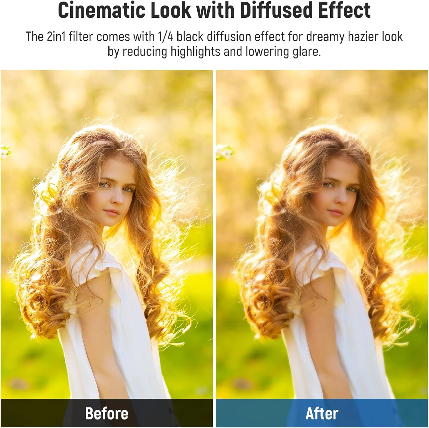 فیلتر کاهنده نور متغیر ND2-ND32 و دیفیوزر مشکی 1/4 نیور 55 میلیمتری، فیلتر HD با ویژگی سینمایی رویایی، ضد آب، ضد خش و ضد گرد و غبار، بدون ایجاد سایه ضربدری فیلتر کاهنده نور متغیر ND2-ND32 و دیفیوزر مشکی 1/4 نیور 55 میلیمتری، فیلتر HD با ویژگی سینمایی رویایی، ضد آب، ضد خش و ضد گرد و غبار، بدون ایجاد سایه ضربدری