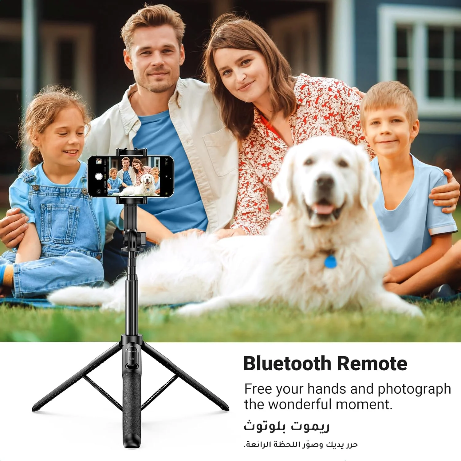 پایه سلفی سه پایه UGREEN با قابلیت افزایش طول تا 152 سانتی متر، پایه دوربین آلیاژی، دارای ریموت کنترل بلوتوث، مناسب برای آیفون 17 پرو مکس S25 Ultra و تمامی گوشی ها و دوربین ها پایه سلفی سه پایه UGREEN با قابلیت افزایش طول تا 152 سانتی متر، پایه دوربین آلیاژی، دارای ریموت کنترل بلوتوث، مناسب برای آیفون 17 پرو مکس S25 Ultra و تمامی گوشی ها و دوربین ها