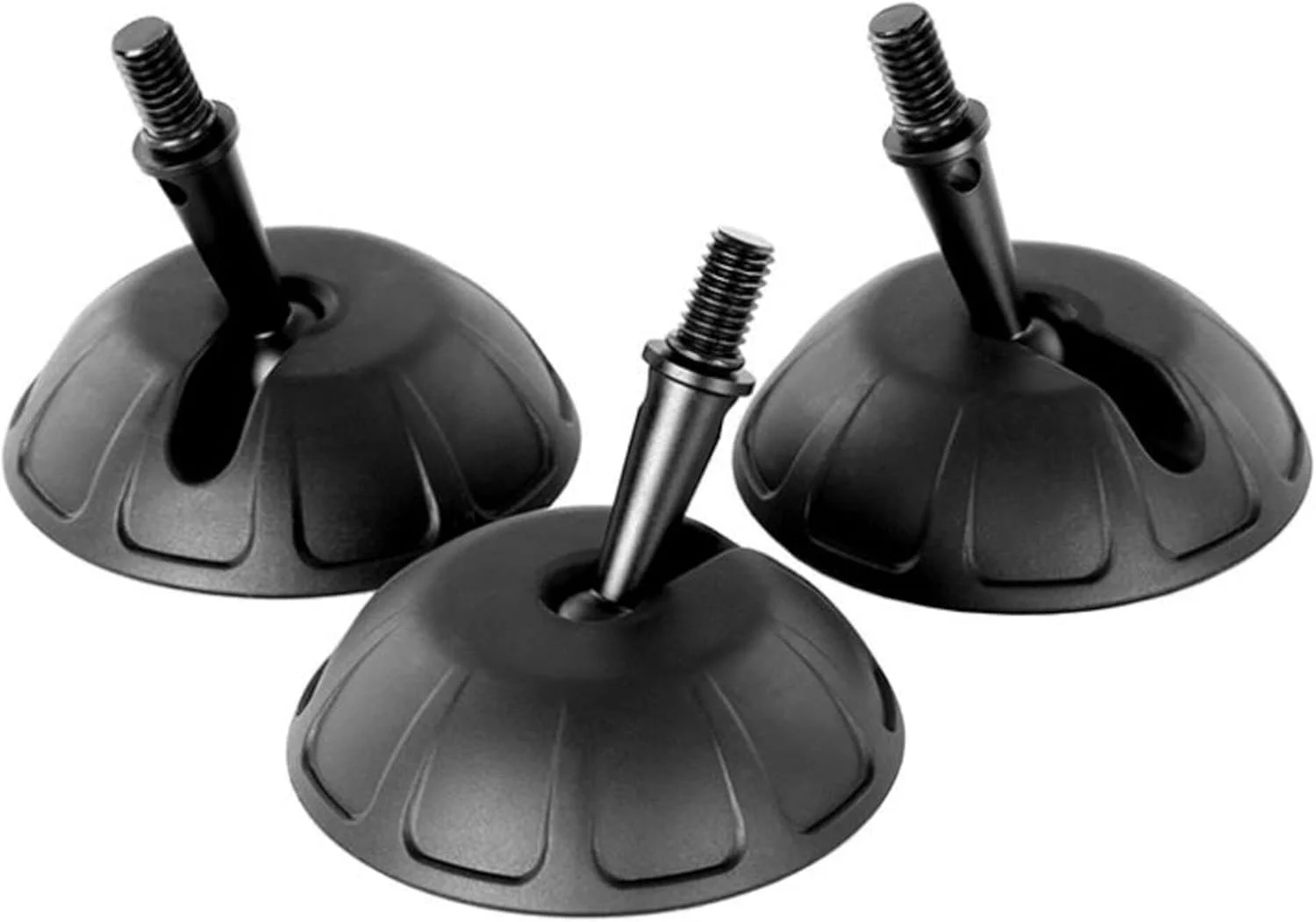 Leofoto SC-50 مجموعه 3 عددی پایه لاستیکی سه پایه یونیورسال 50 میلی متری با اتصالات استیل ضد زنگ 3/8 اینچی