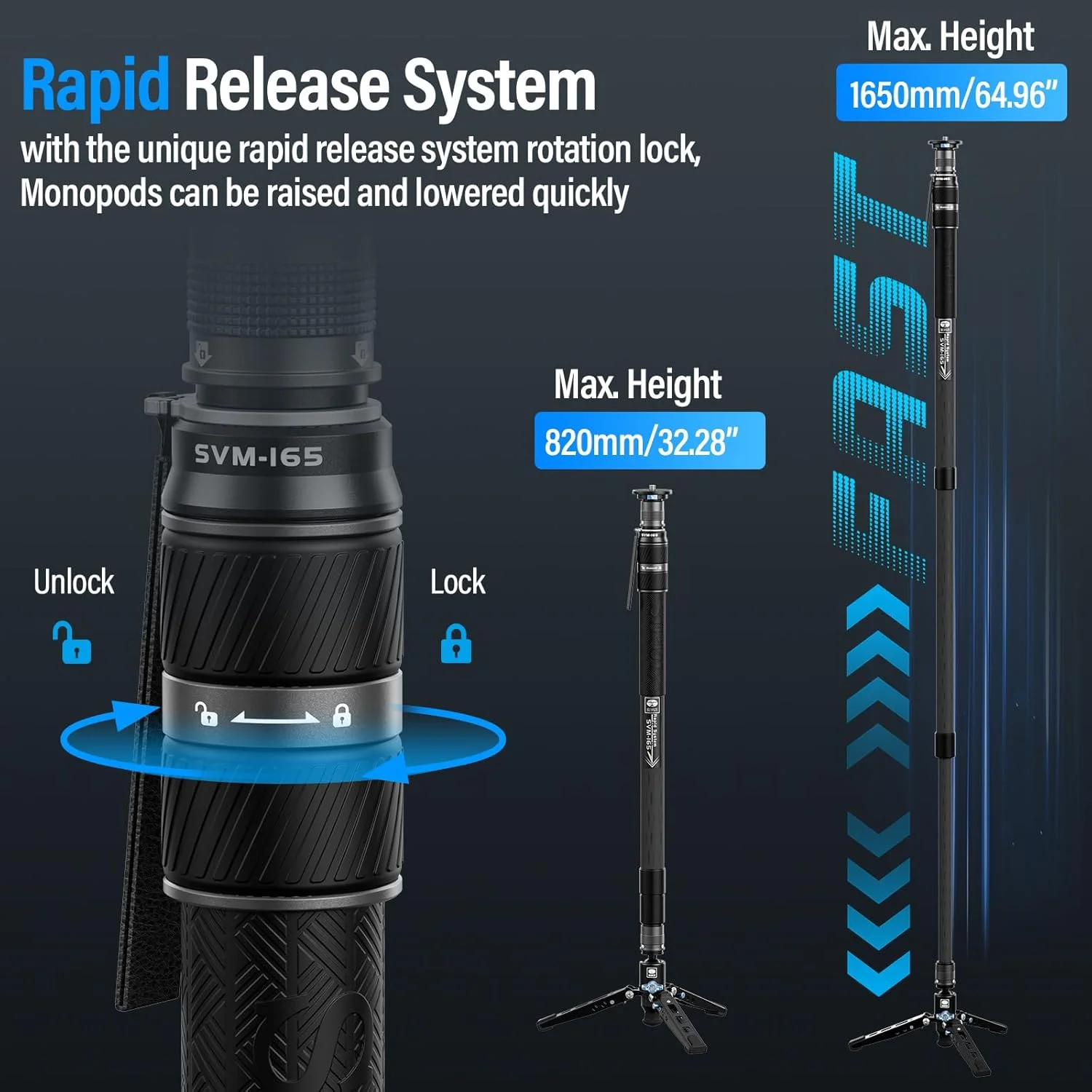 تک پایه SIRUI SVM-165 تک پایه SIRUI SVM-165