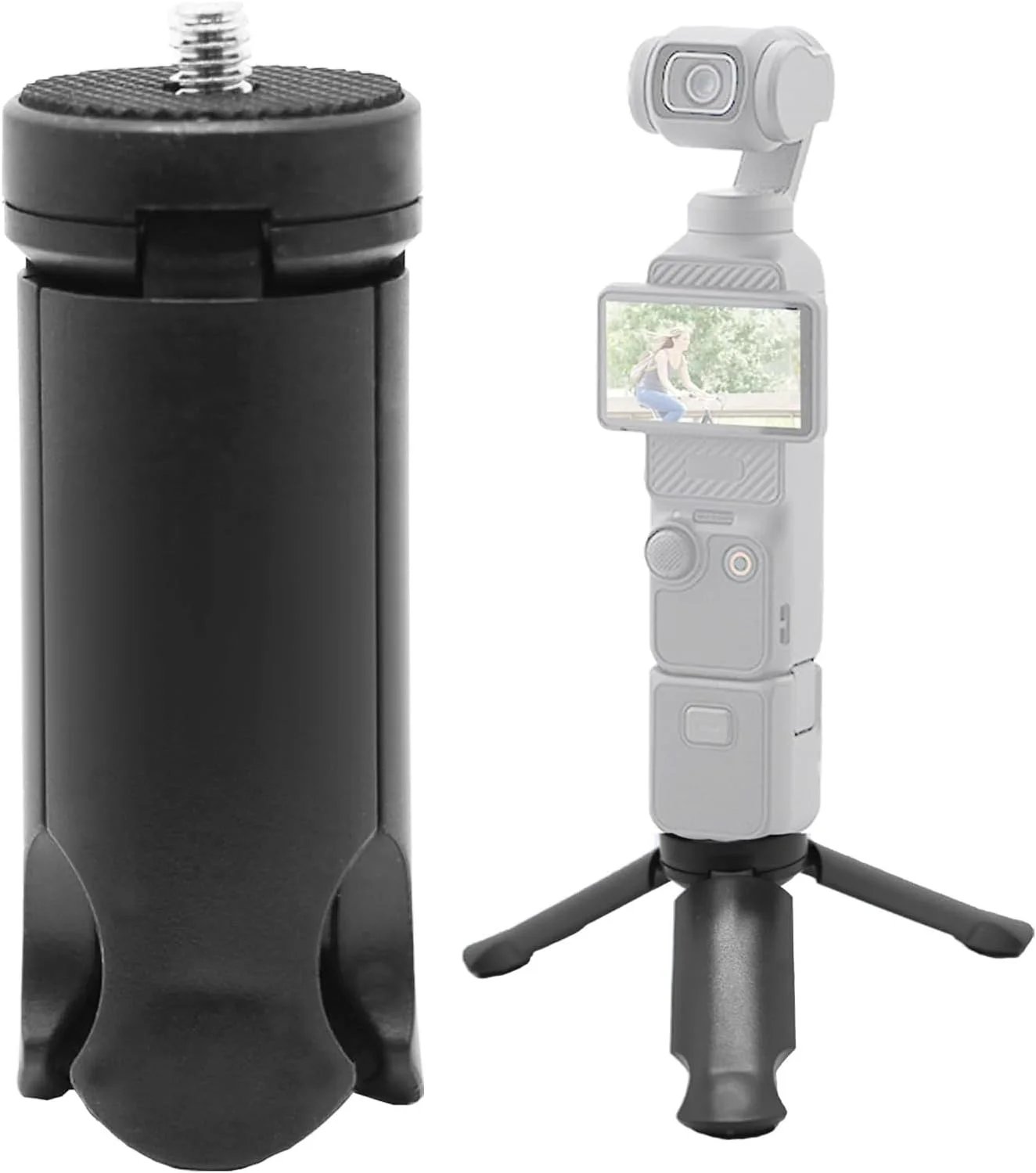 مینی سه پایه برای DJI Osmo Pocket 3، پایه سه پایه برای Go Pro Hero13 /12/11/10/9/OSMO Mobile2/Insta360 ONE X3/FeiyuTech/ZHIYUN