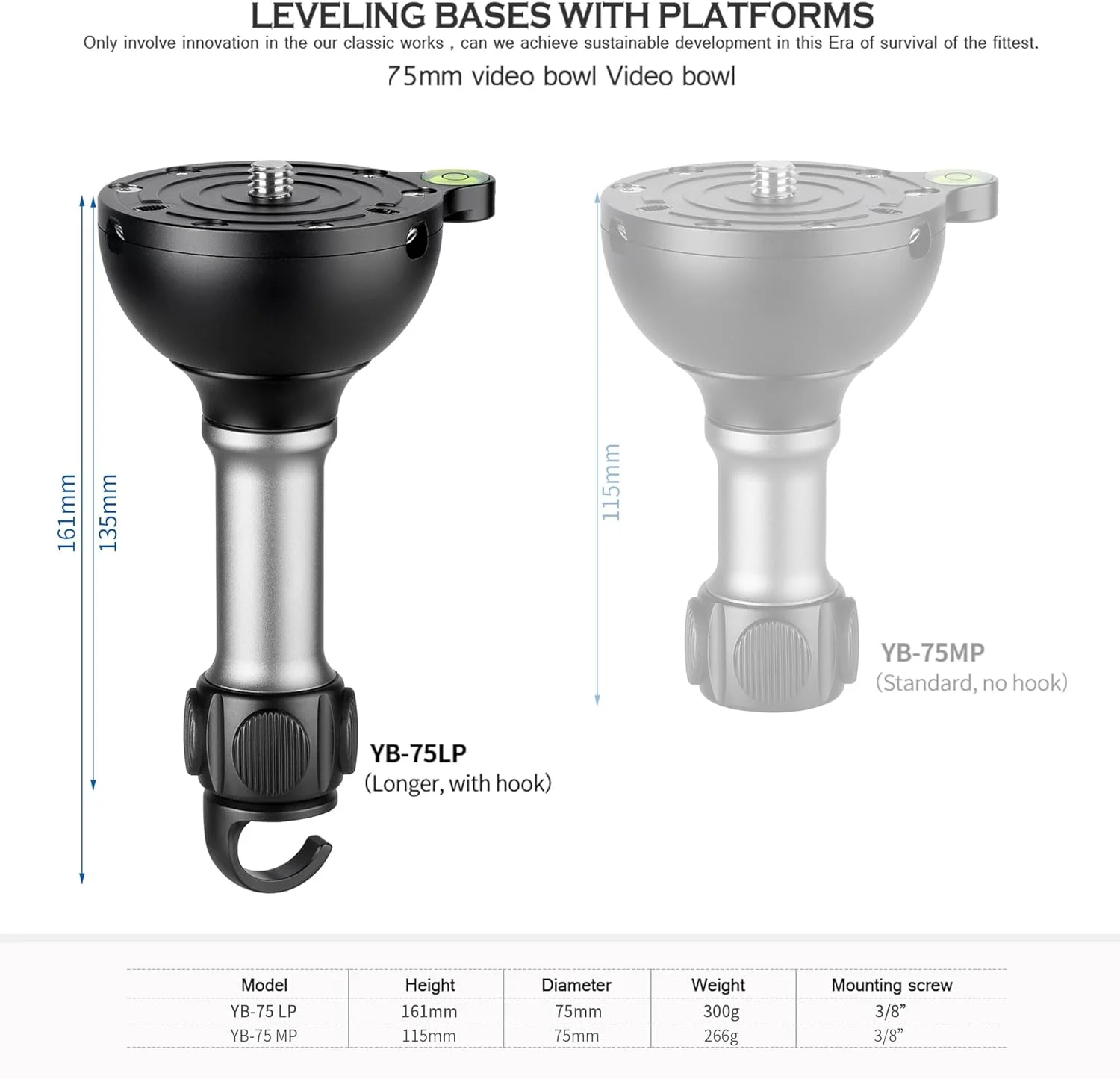 پایه تراز LEOFOTOYB-75LP