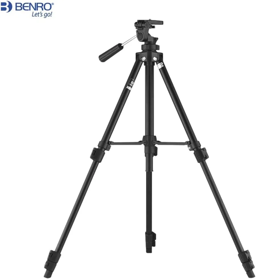 سه پایه دوربین دیجیتال و فیلمبرداری بنرو T560 مشکی