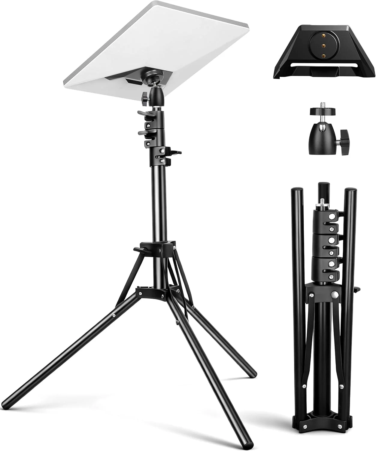 کیت سه پایه مینی استارلینک Accecraft با قابلیت تنظیم در 4 ارتفاع و زاویه 360 درجه، پایه آداپتور لوازم جانبی، نصب فوق العاده قابل حمل سازگار با ملزومات سفر RV، سفر جاده ای، کمپینگ