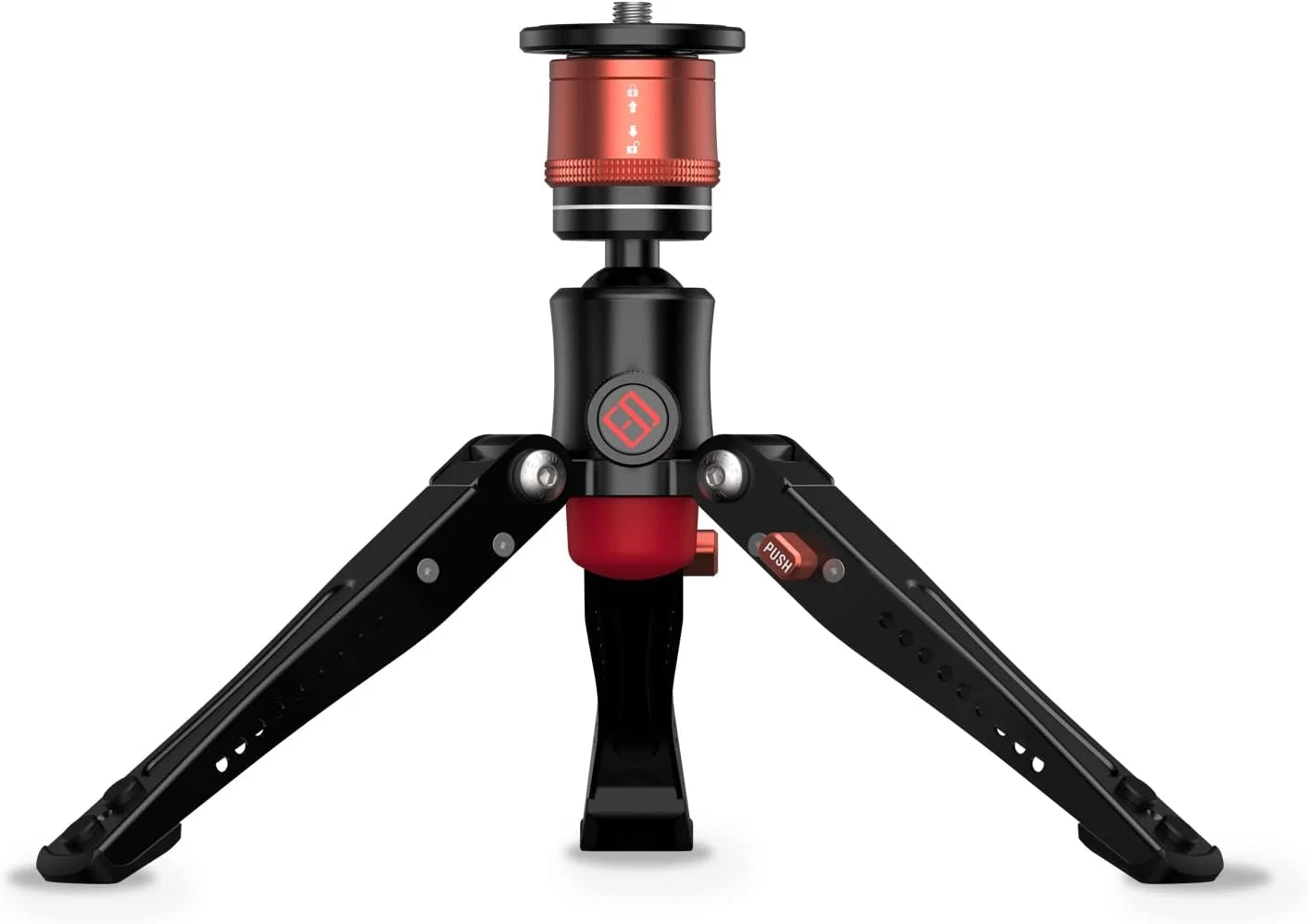 پایه تک پایه ای IFOOTAGE Cobra 3، سه پایه رومیزی کوچک 10 اینچی، سه پایه کوچک دوربین برای مانیتور، گیره نگهدارنده تلفن، مینی هد توپی، فلاش LED، پیچ تعویض اتوماتیک 1/4 و 3/8 اینچ، تحمل وزن تا 8 کیلوگرم